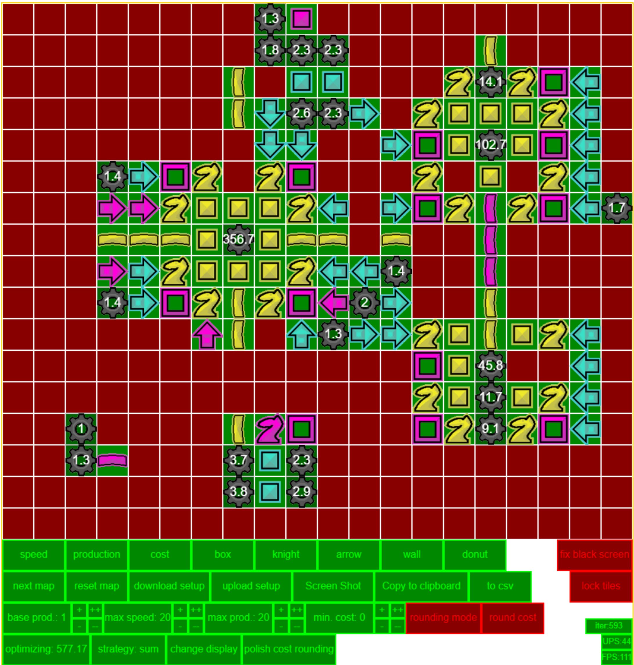 ゲームの建物の最適解配置のプログラム（個人プロジェクト）-1