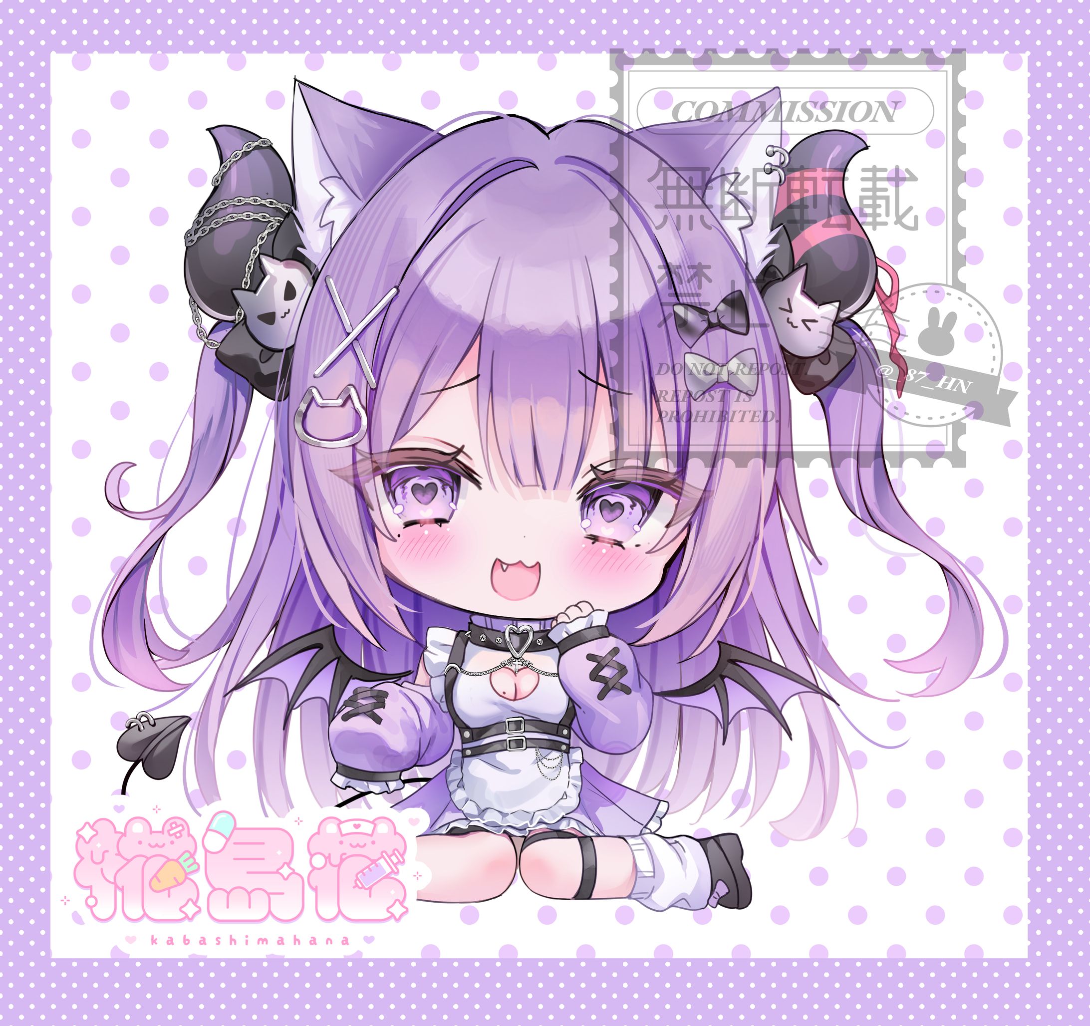 小悪魔れむ様　SDイラスト-1