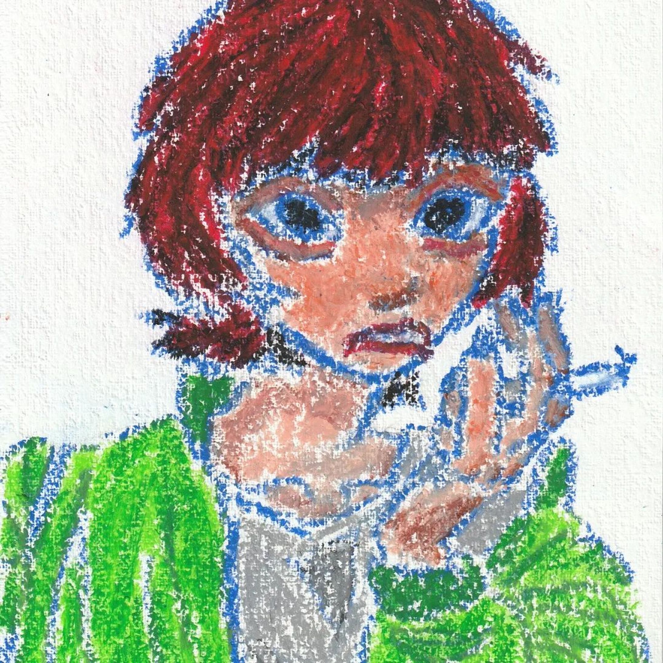 初めてまともにクレヨンで描きました⁡
⁡難しいですね…⁡
⁡ #クレヨン画 ⁡
⁡ #イラスト ⁡
⁡ #いらすとぐらむ ⁡
⁡ #illustration ⁡
⁡ #doodle-1