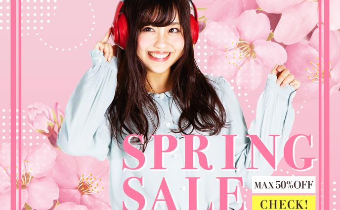 【自主制作広告バナー｜SPRING SALE】