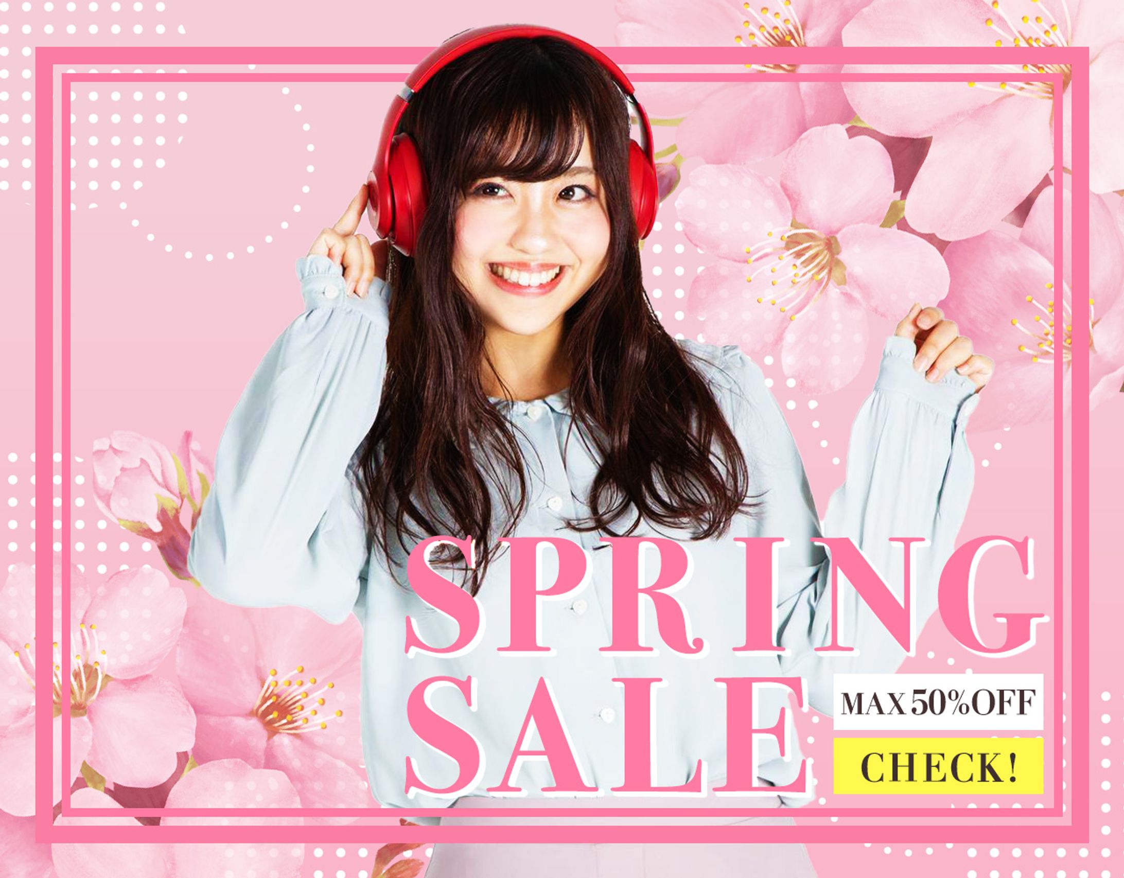 【自主制作広告バナー｜SPRING SALE】-1