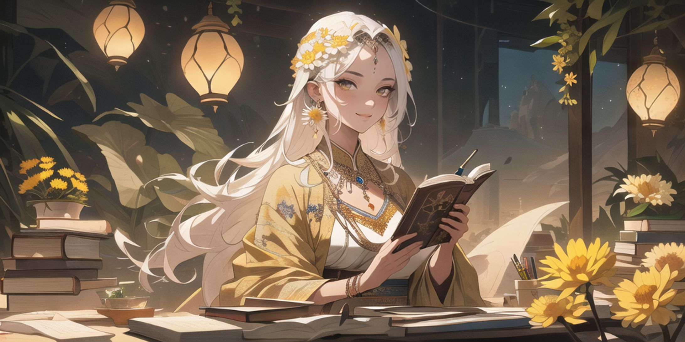 イラスト系の女性　サンプル-1