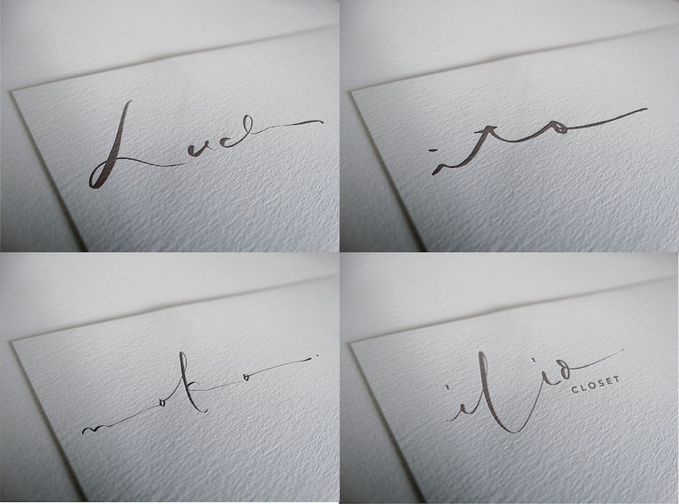 手書き文字のロゴ-1