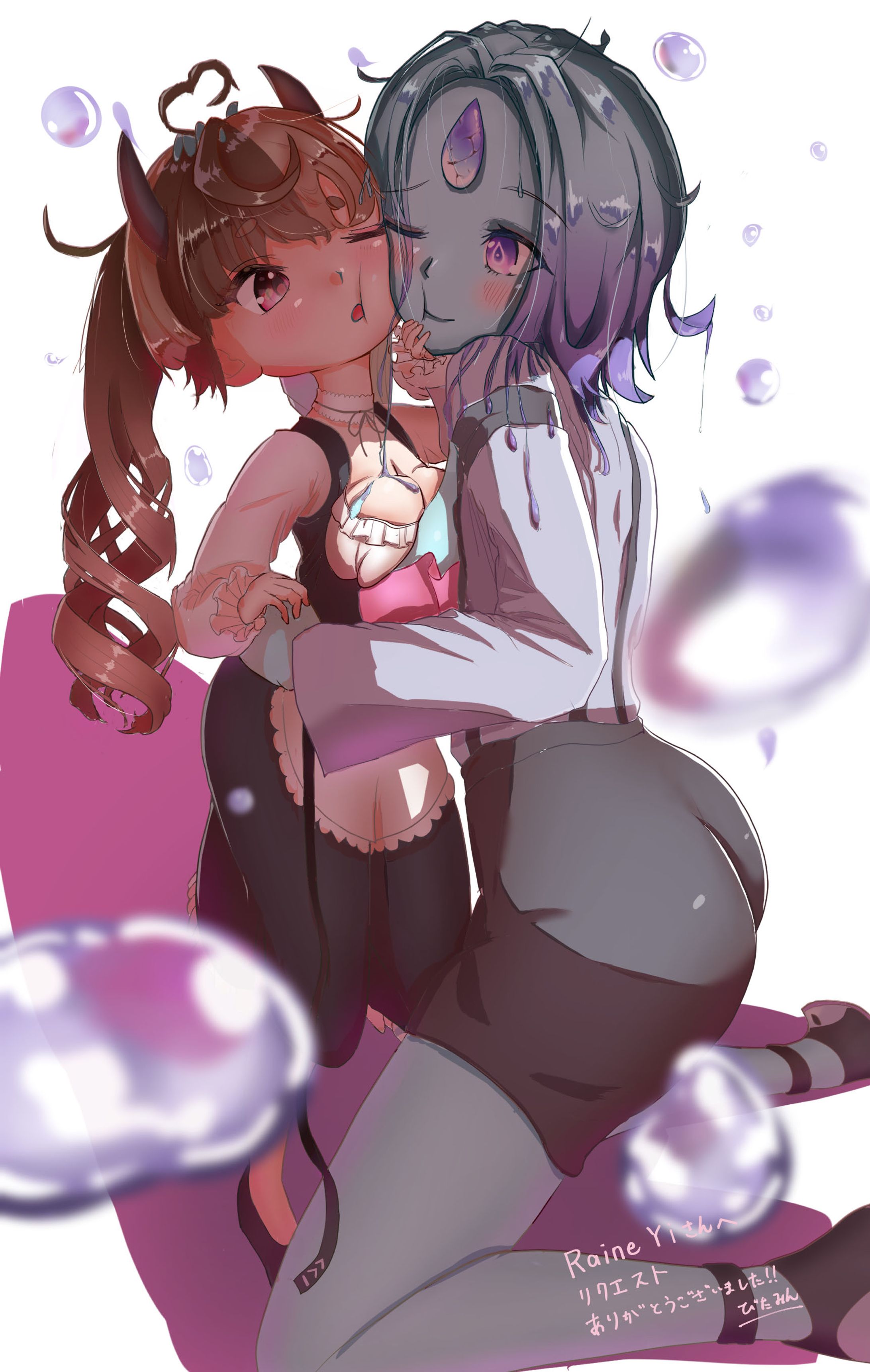 スライム　女　百合-1