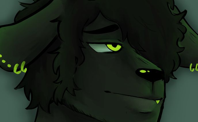 Headshot Poodle OC