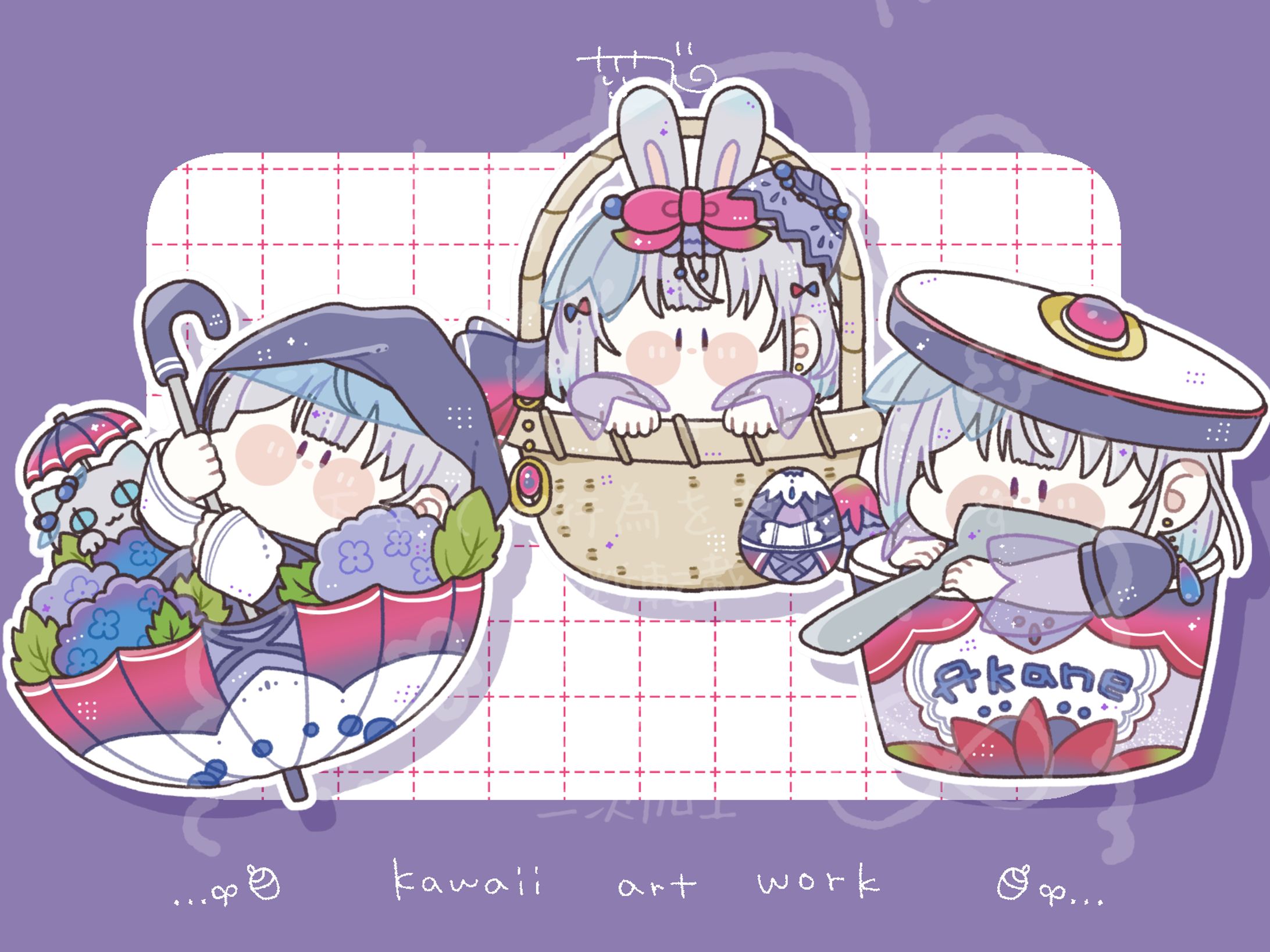 【ご依頼】量産SDイラスト/茜ΦωΦ様-1