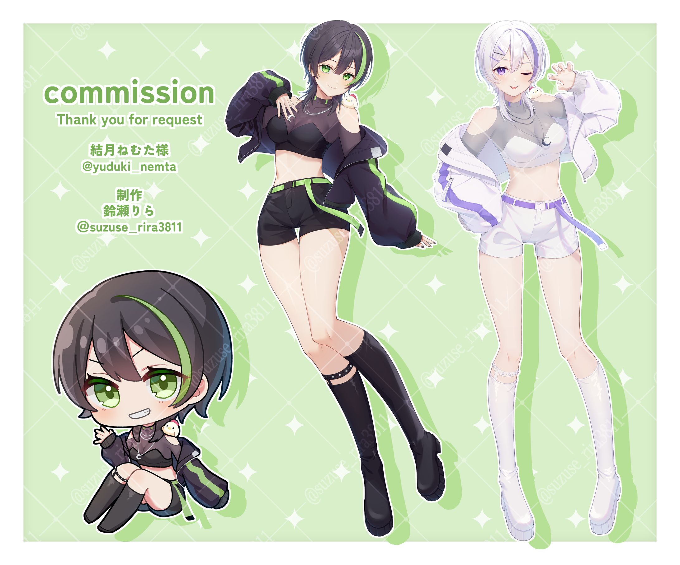 【Vライバー】【全身】結月ねむた様-1