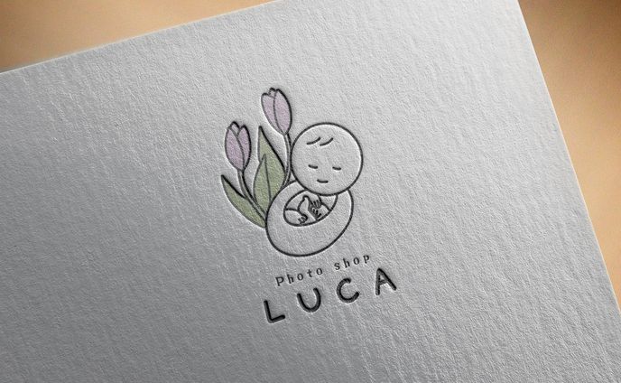 『photo shop LUCA』様　ロゴ制作