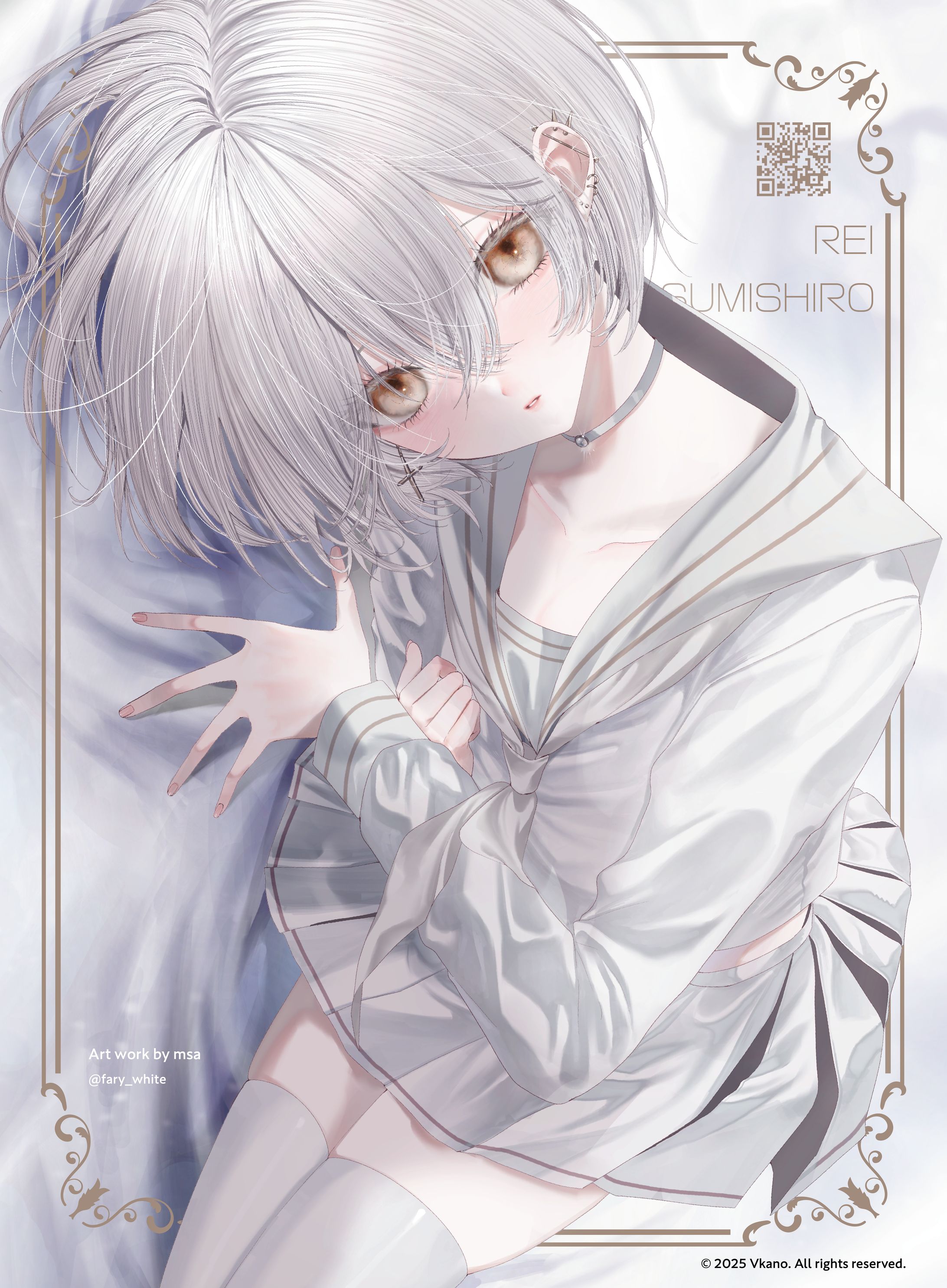 【ぶいカノ所属・澄白レイ様】 short用ビジュアル-1