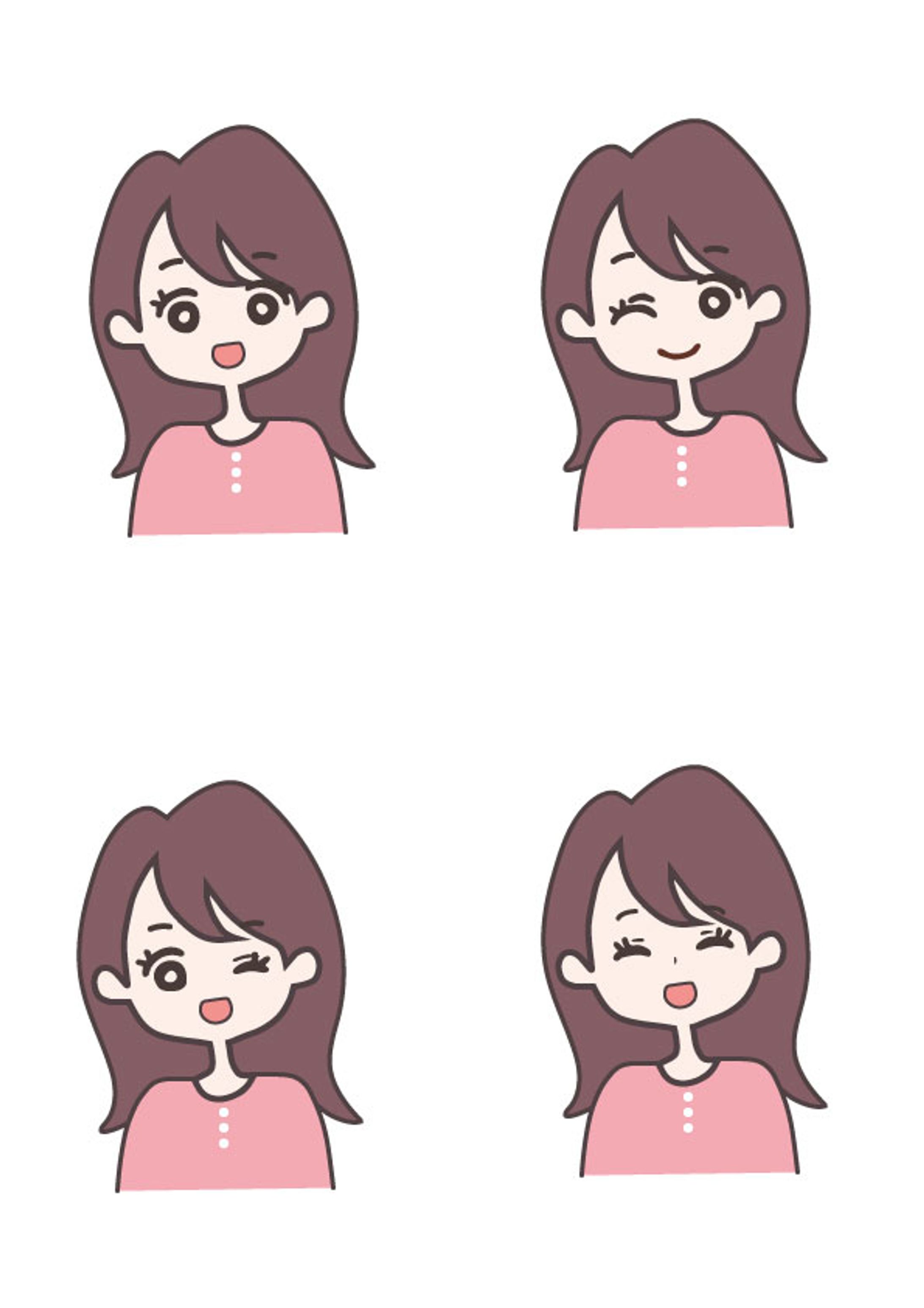 笑顔の女性-1