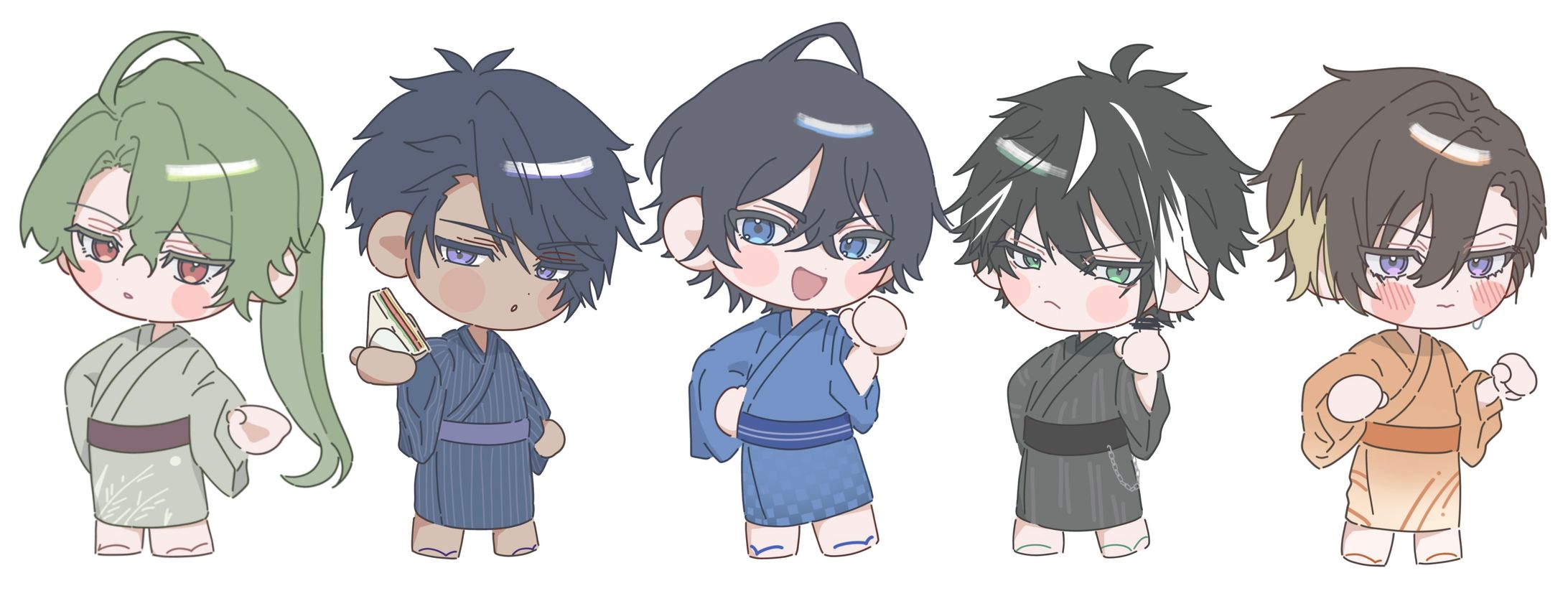 【二次創作】浴衣男性SD-1