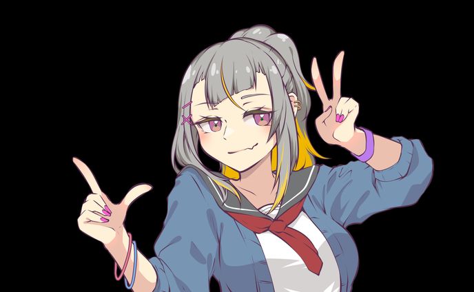 イラスト、敷き小股