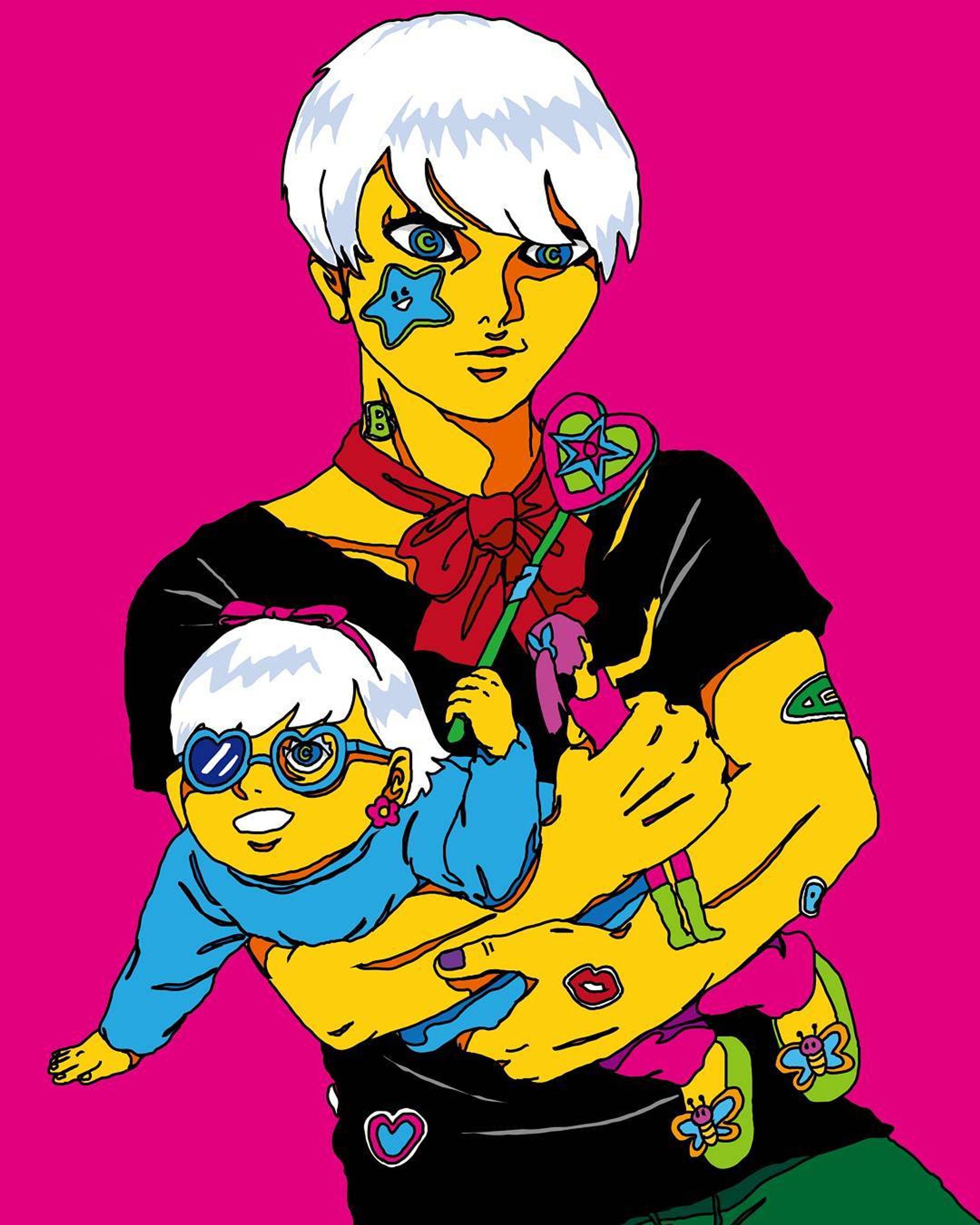 #ロケパ
#ロッケなパァパ
#ロック
#パパ
#イラスト
#CHEBLO-1