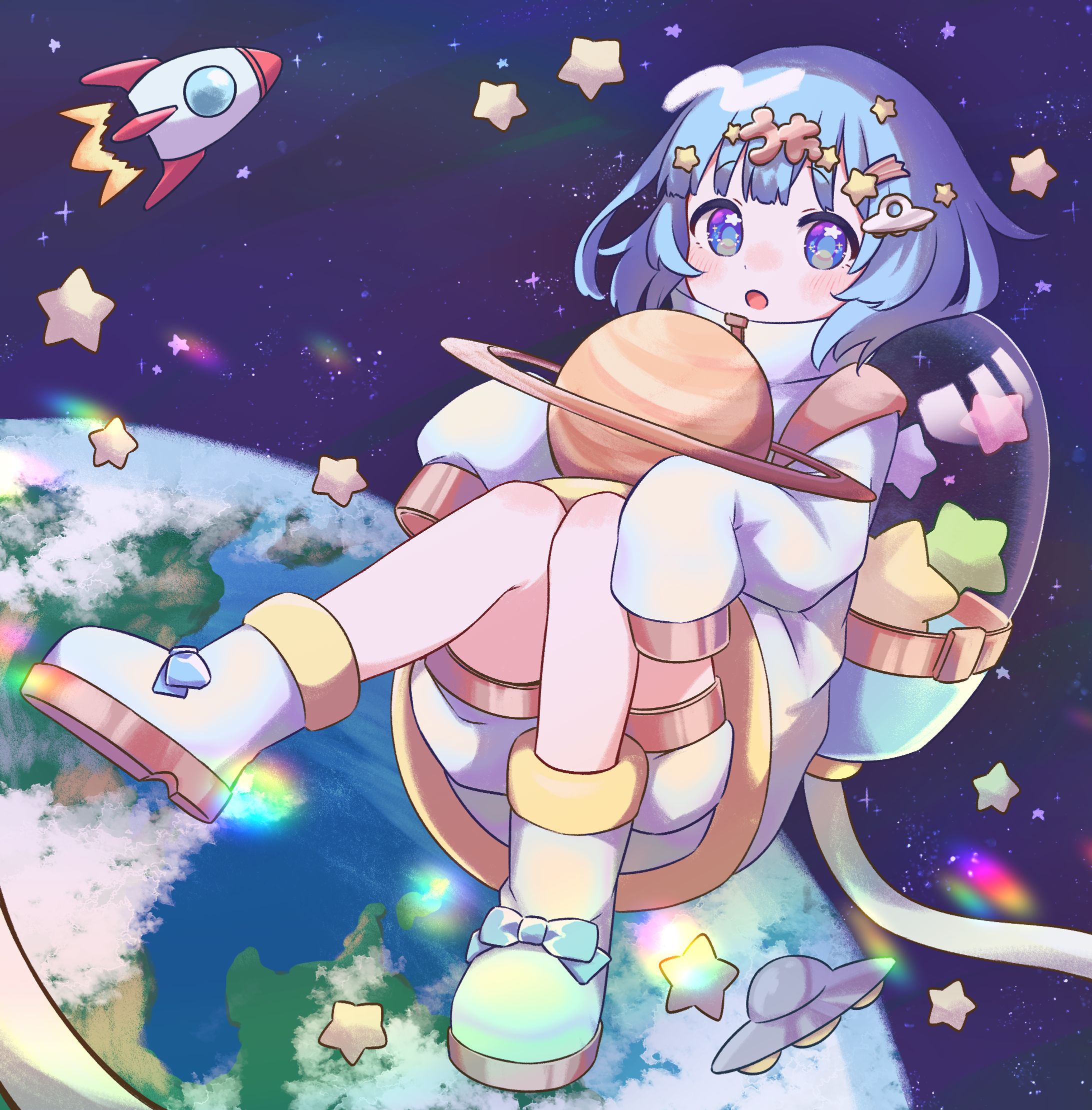 CDジャケットイラスト_宇宙人は存在すると思う。-1