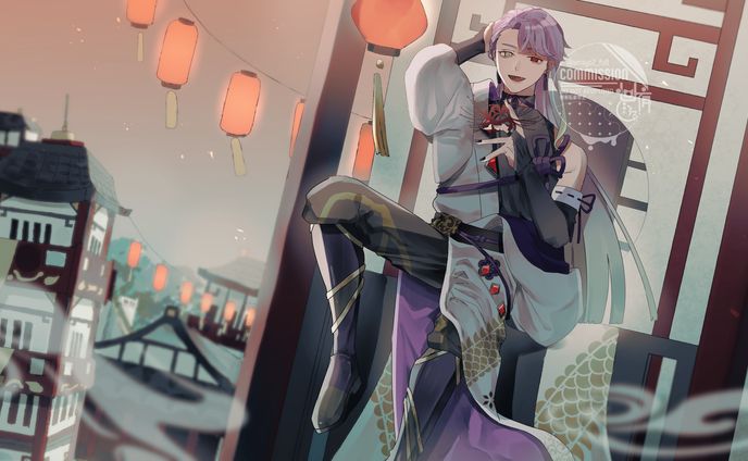 【ご依頼】一枚絵+IRIAM用立ち絵+SDイラスト