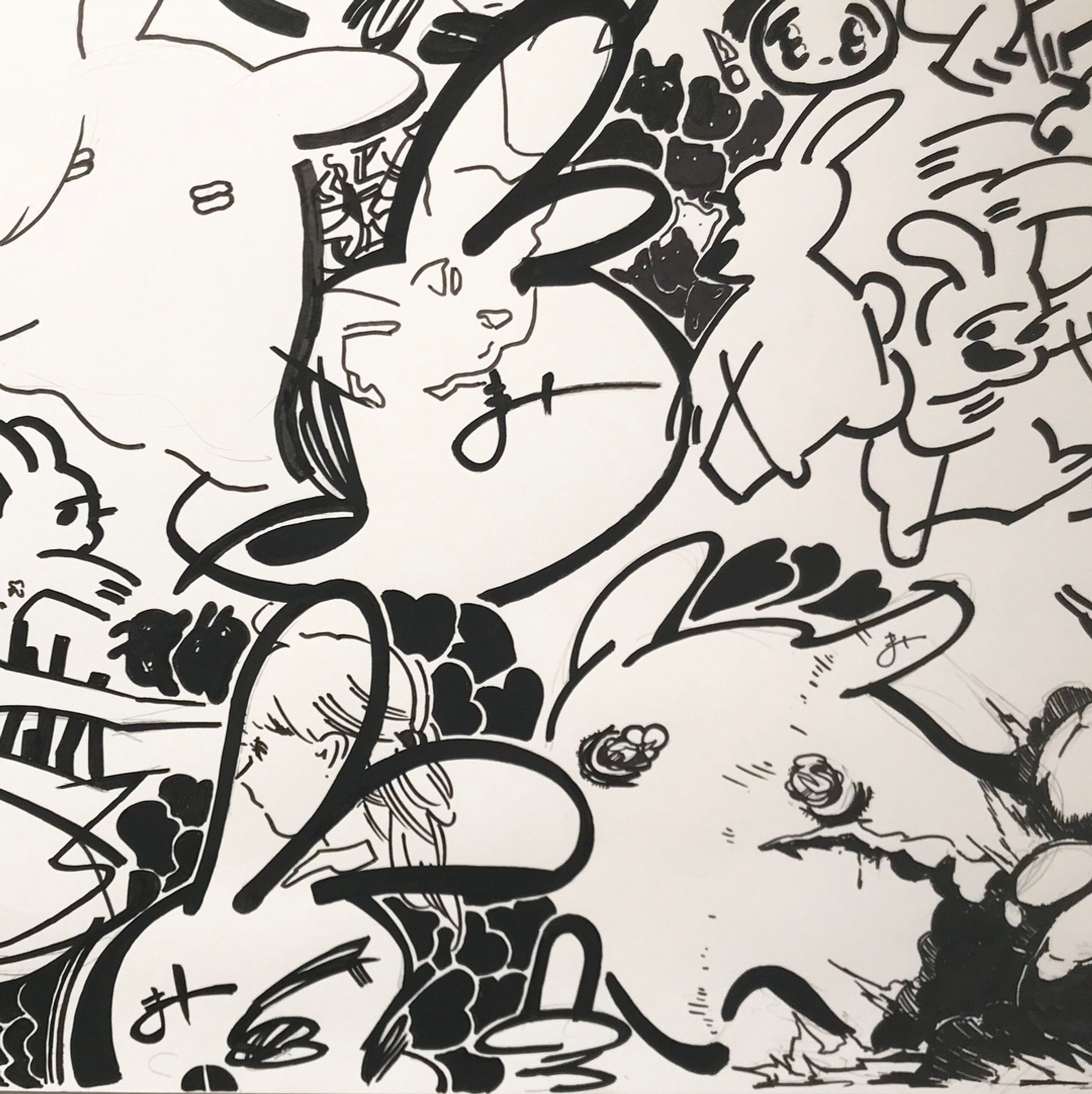 グループ展 『image. 』5日間ありがとうございました〜！
.
.
.
#illustration #illustrator #art #artwork #drawing #draw #dfgallery #designfestagallery #sketch #livepaint #monotone #maker-1