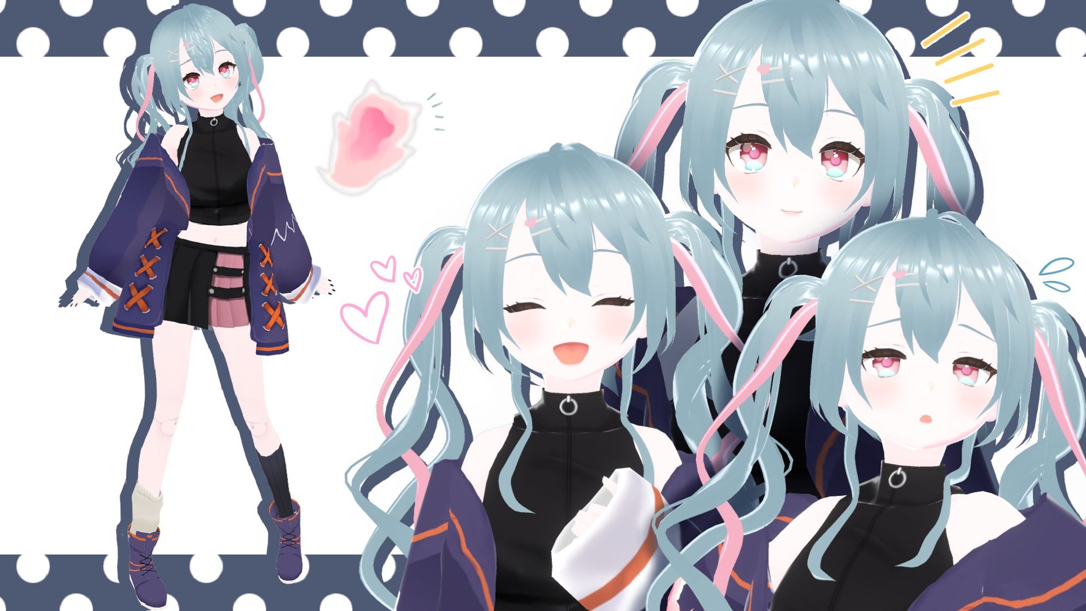 来璃クリオネ様　３Dモデル-1
