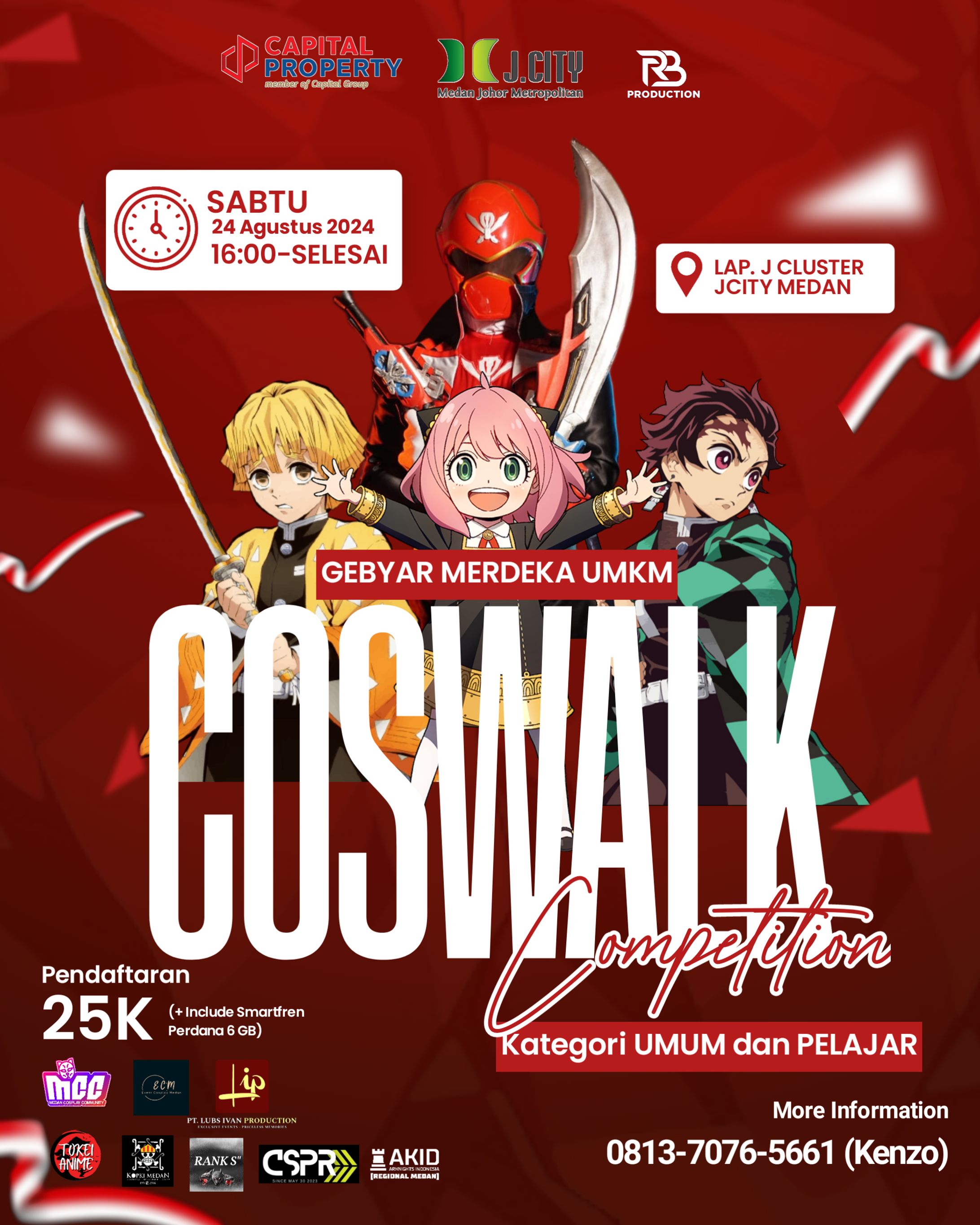 Gebyar Merdeka Umkm Cosplay Event Poster-1
