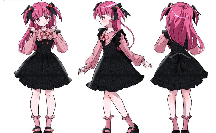 地雷ちゃんキャラデザ