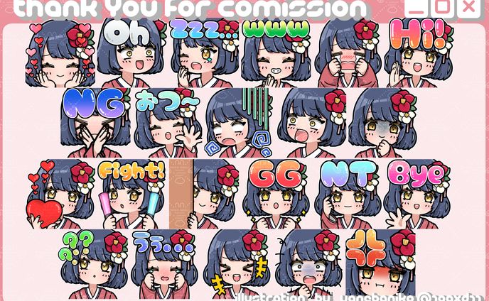 Monaka様スタンプ