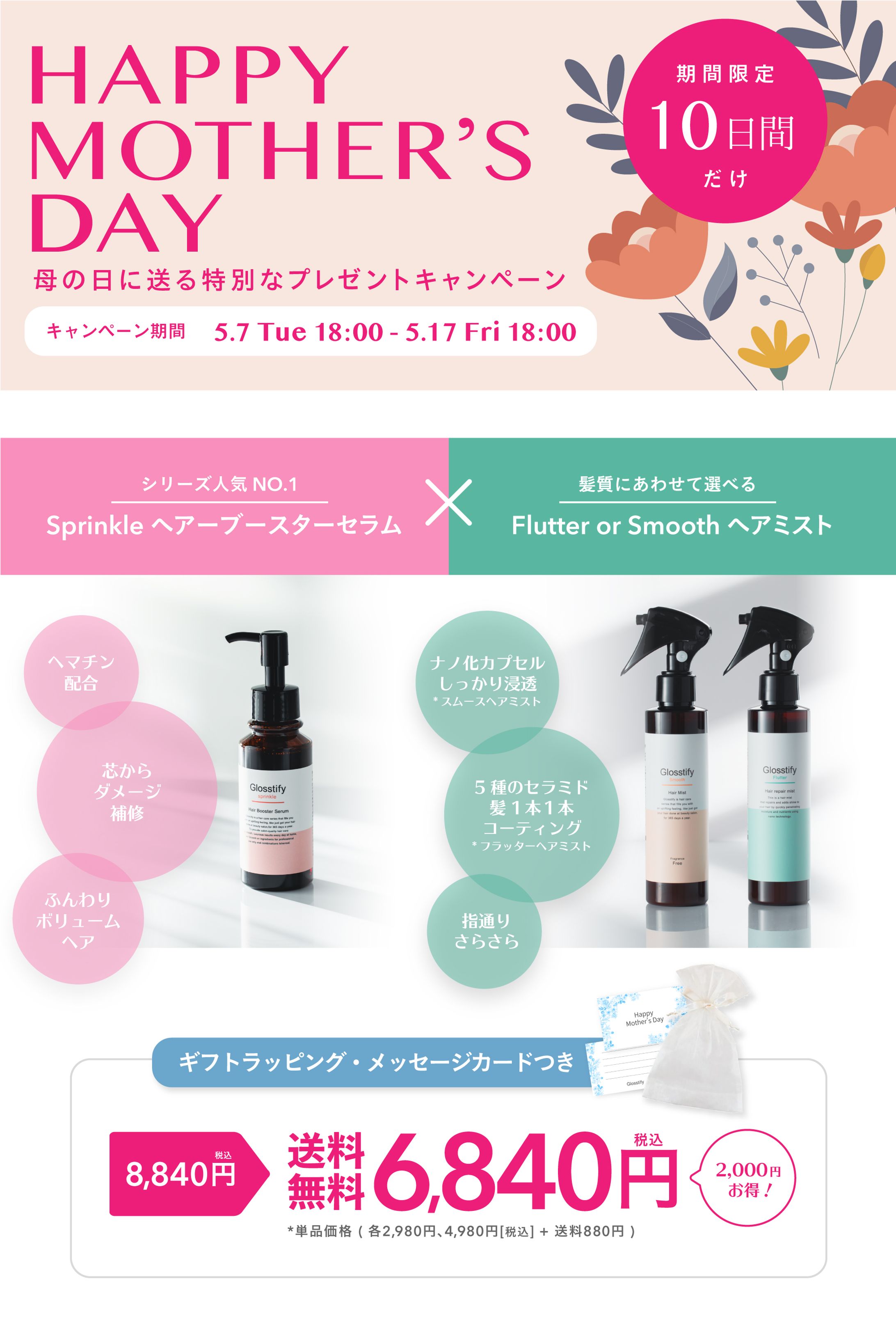 Glosstify 母の日CP・LP、LINE用画像-1