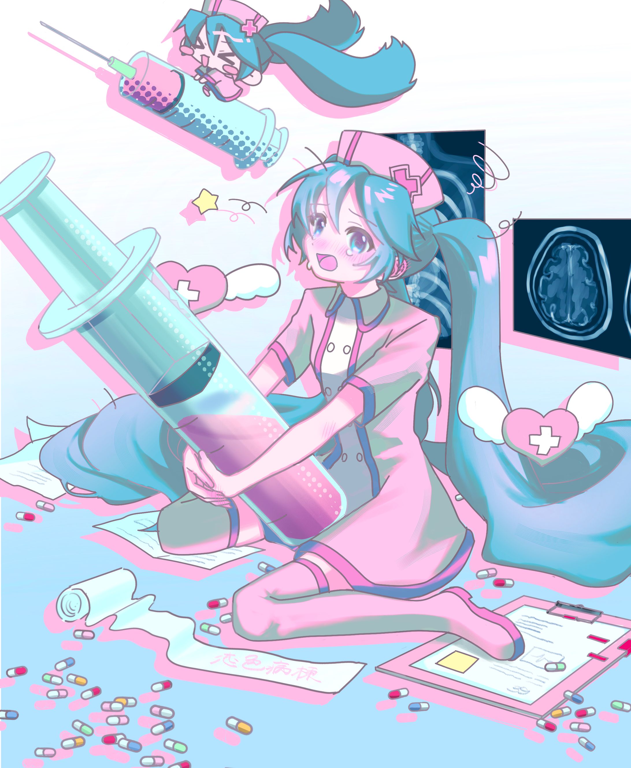 FA│初音ミク(恋色病棟)-1