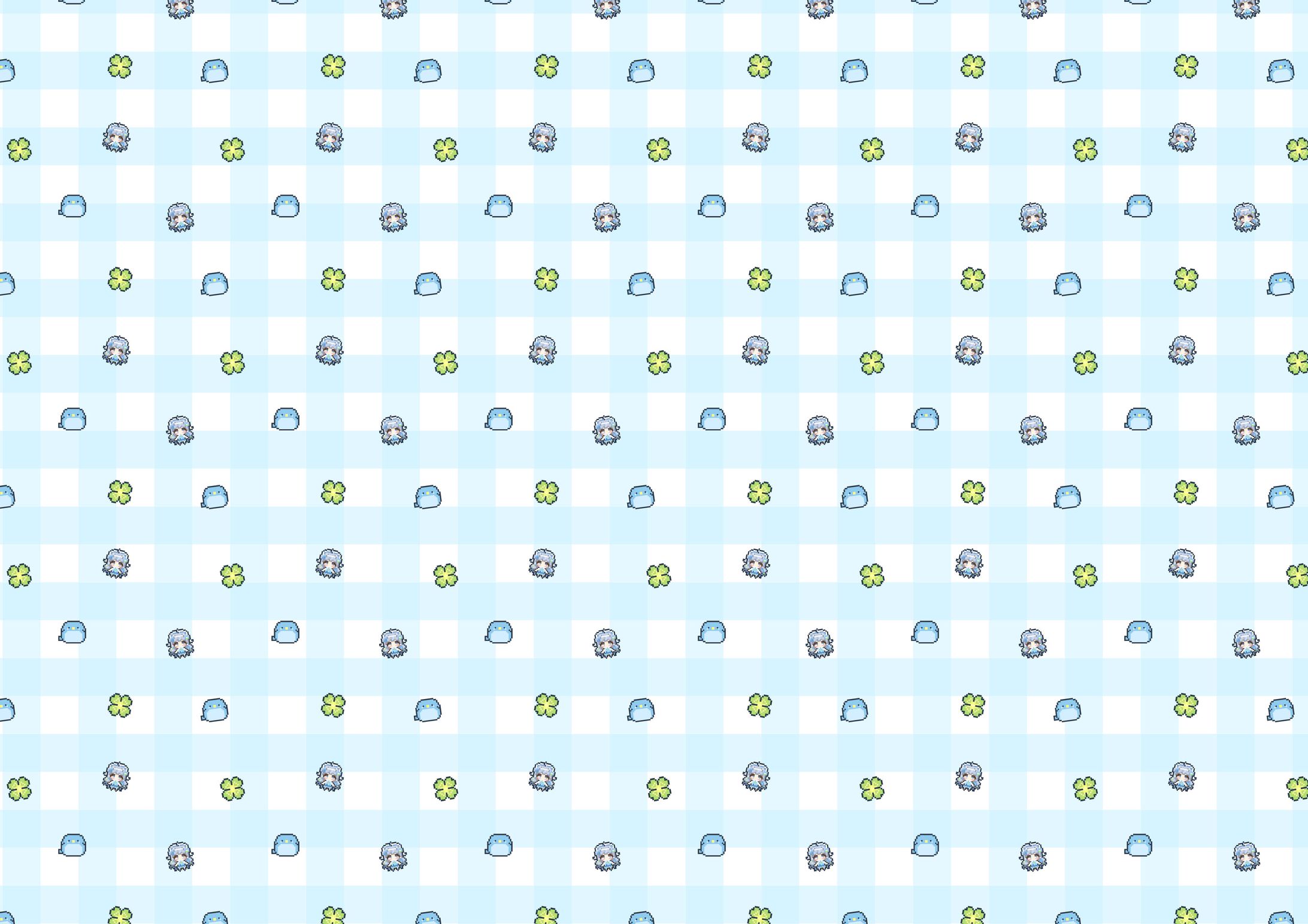 ドット絵　パターン背景-1
