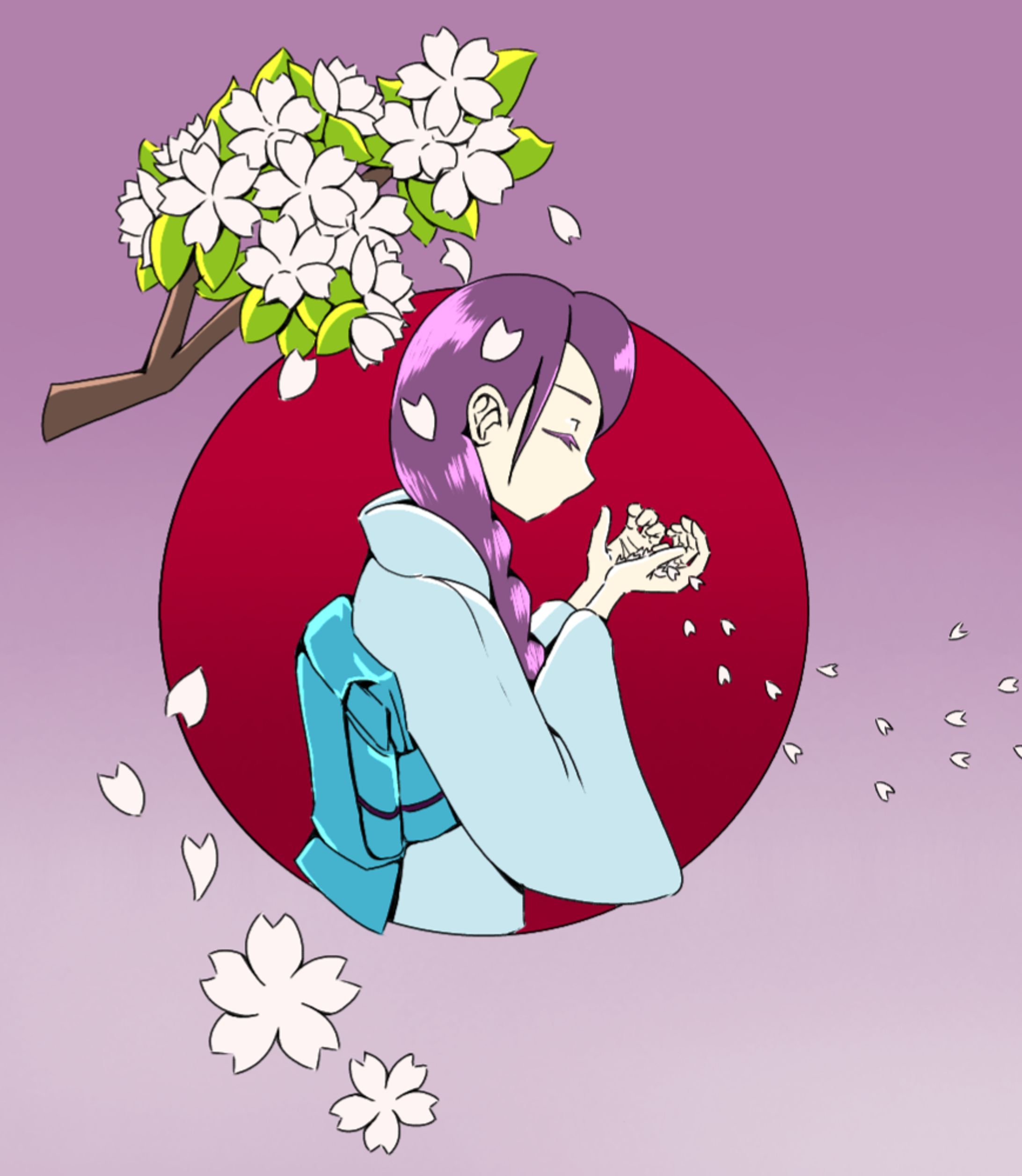 葉桜-1