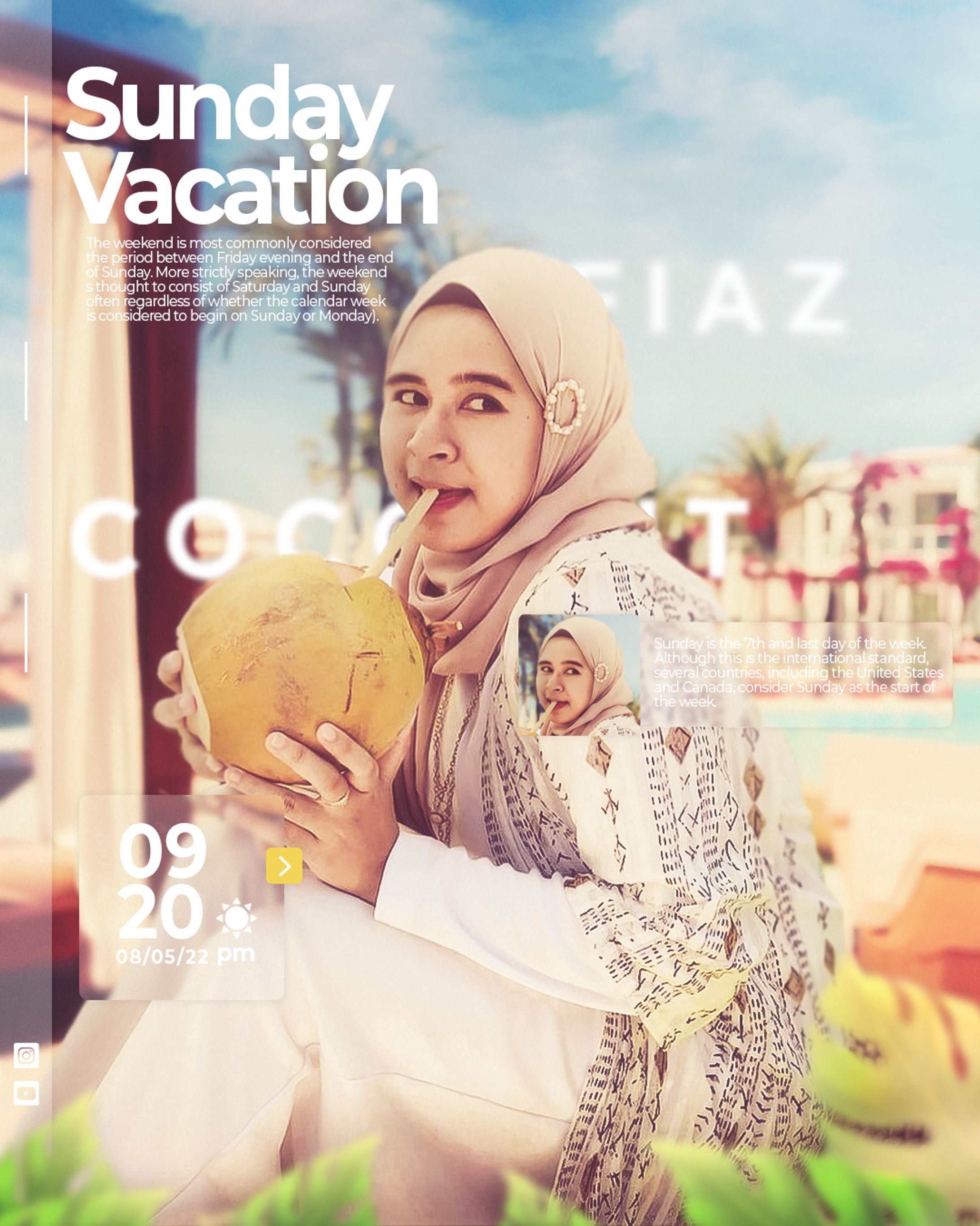 Sunday Vacation Design UI-1