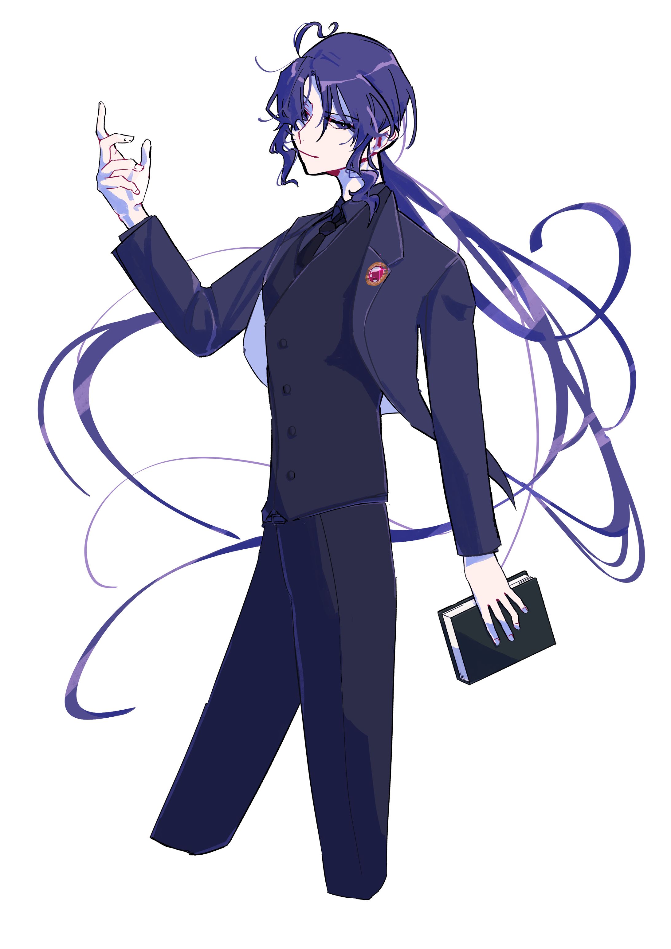 怪しげな男性の立ち絵-1