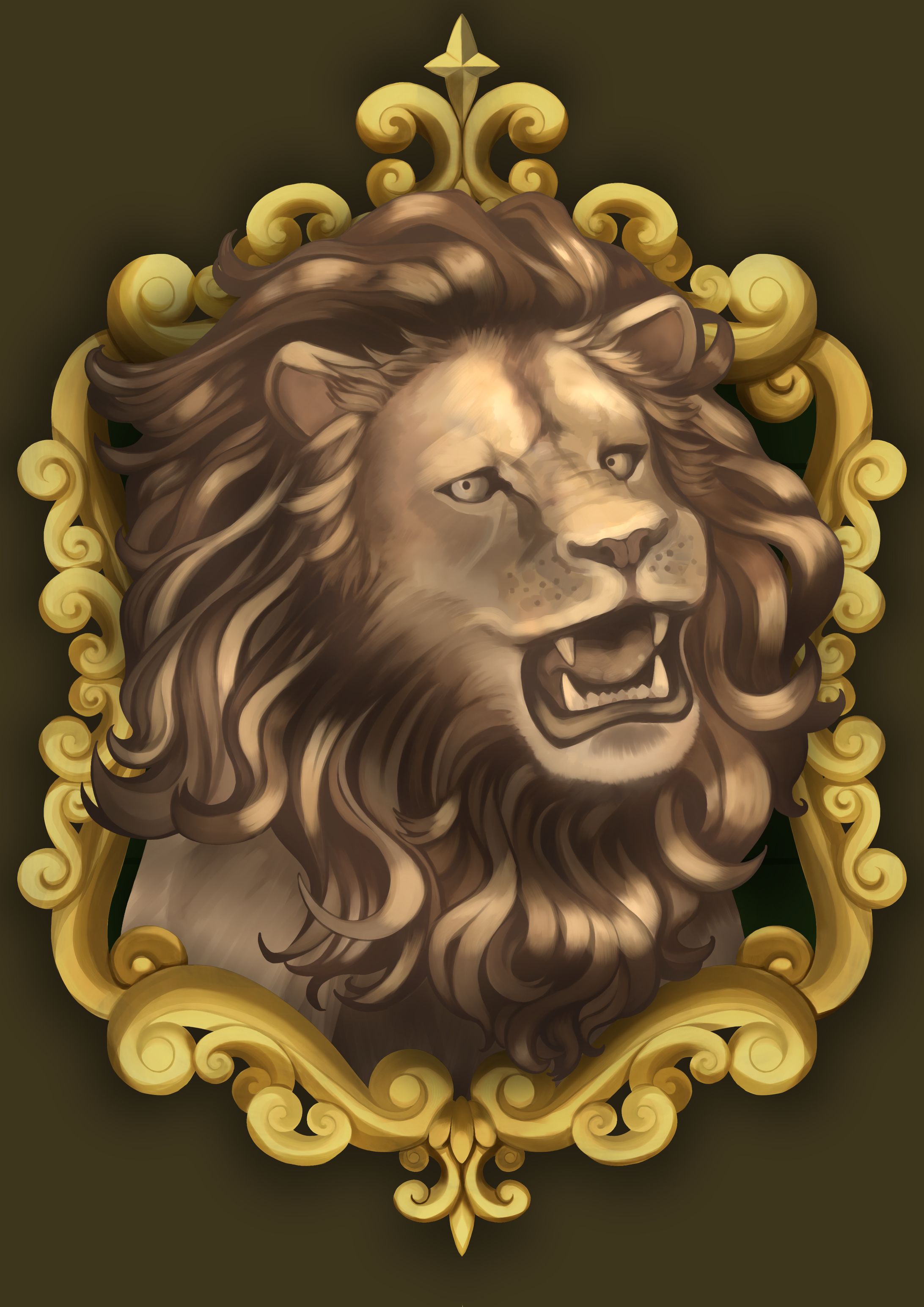 portrait:lion-1