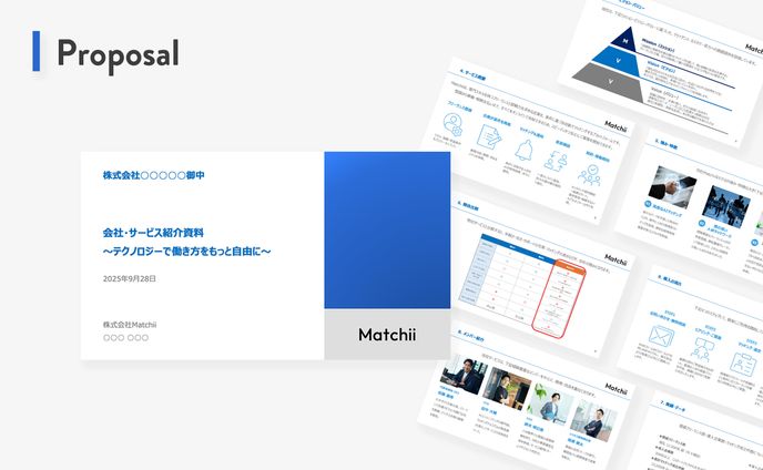 架空サービス紹介スライド制作