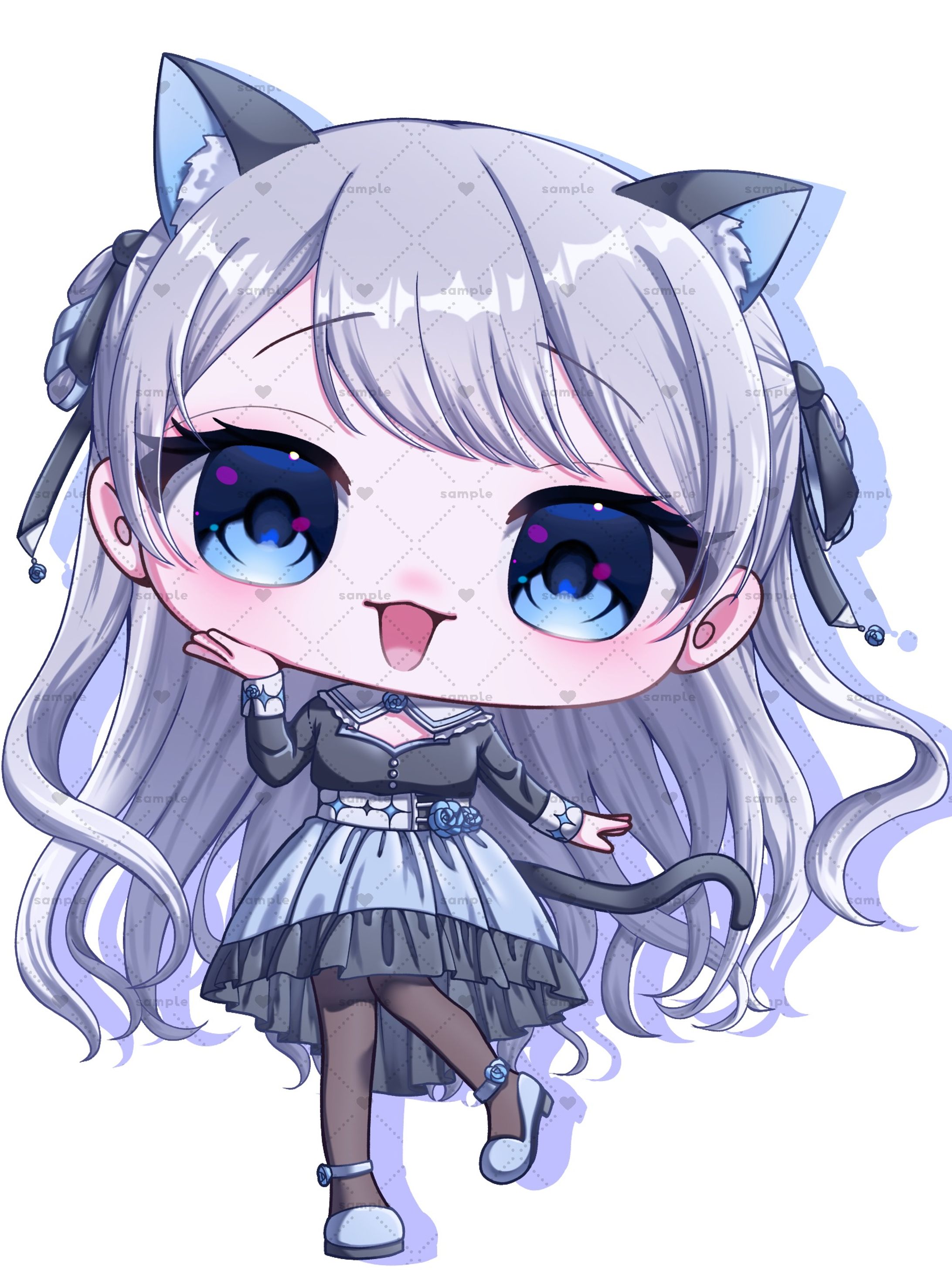 ハロウィン用SDイラスト「相ヶ瀬姫歌様」-1