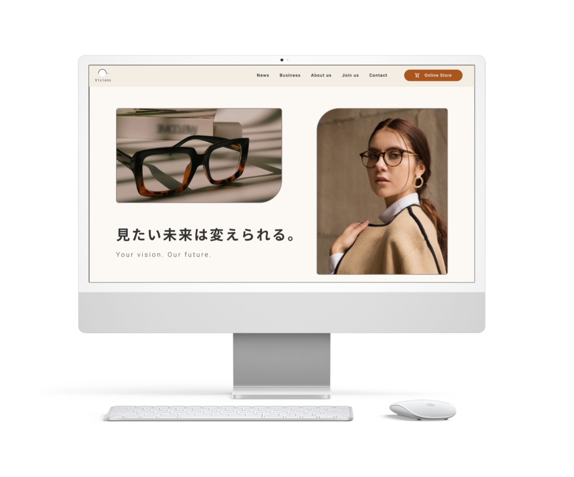 【コーポレートサイト / アパレル】メガネブランドのHP-1