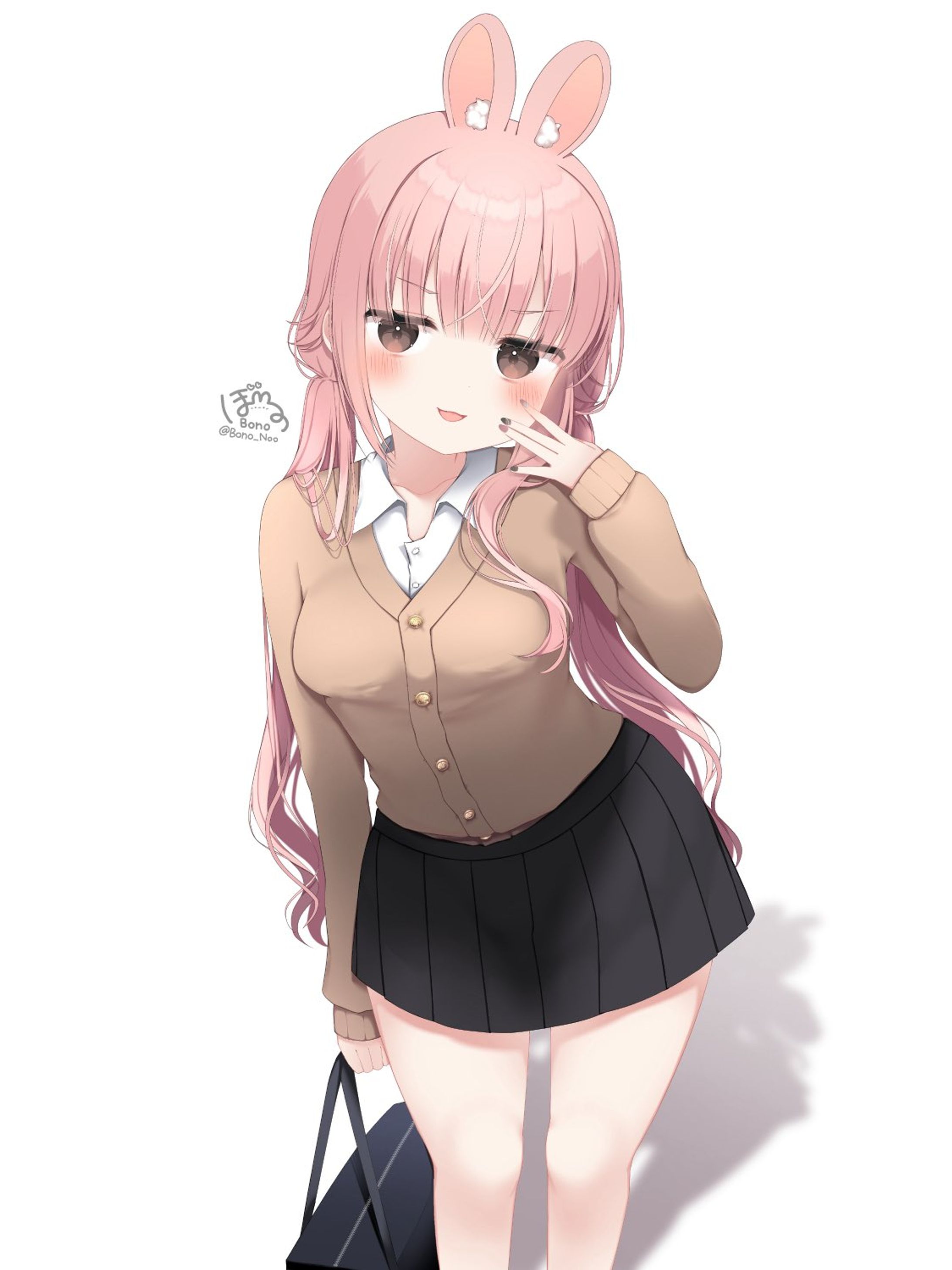 人物イラスト/制服-1