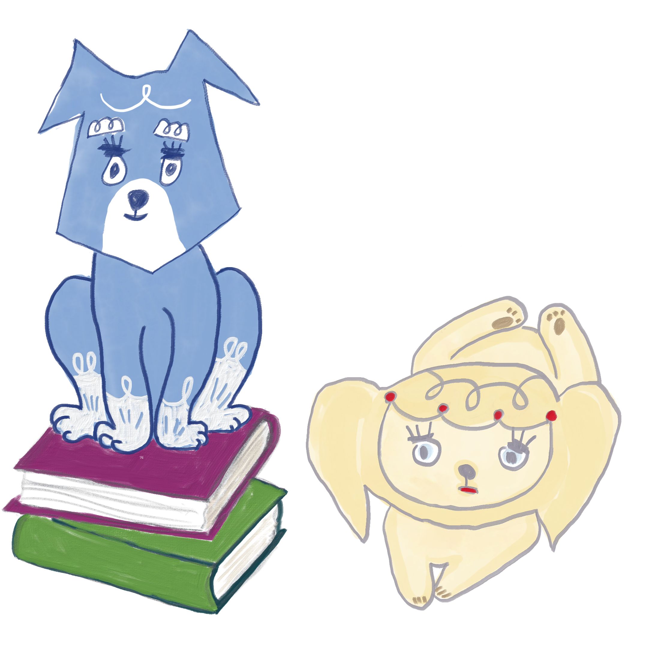 犬と読書-1