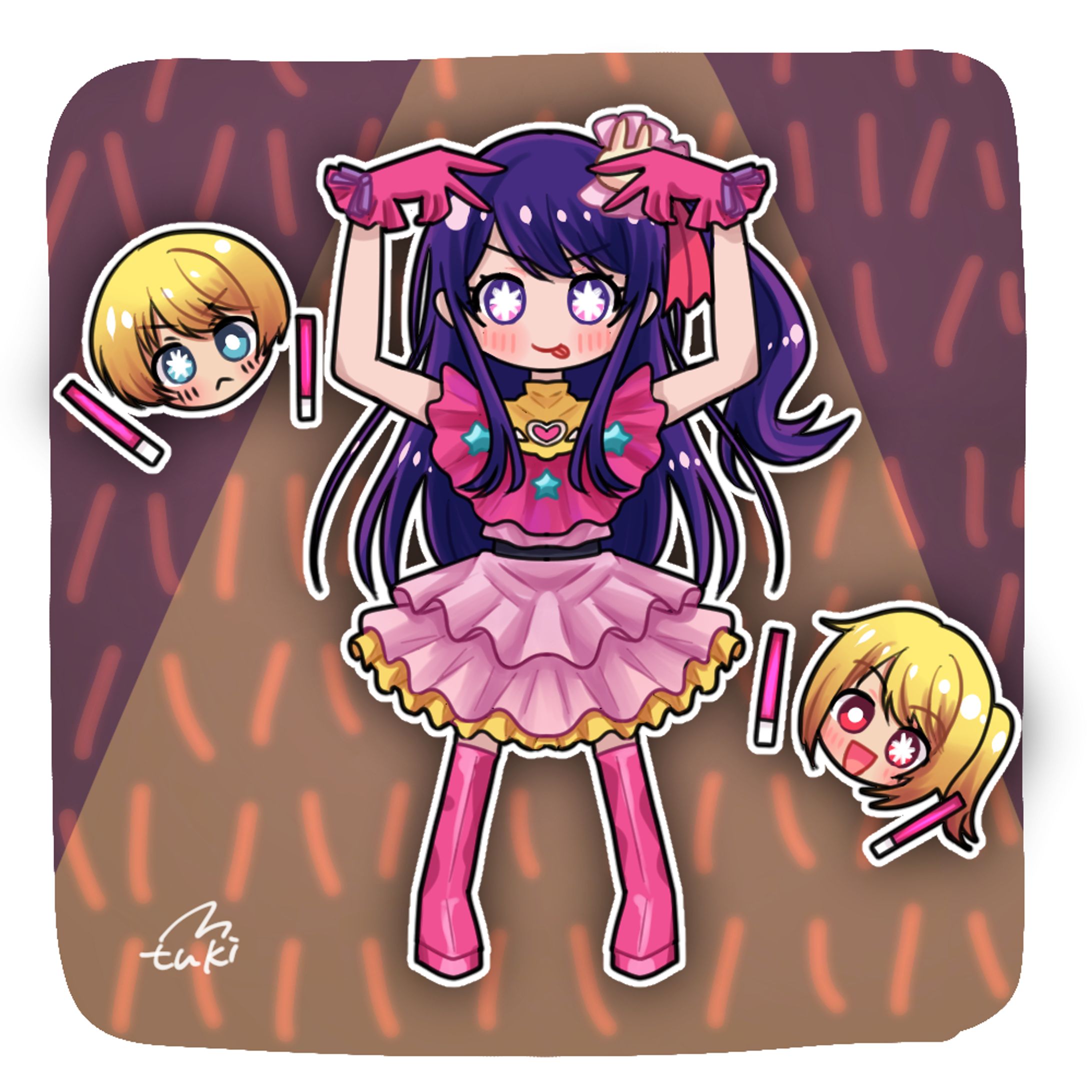 【SDイラスト】推しの子　ファンアート-1