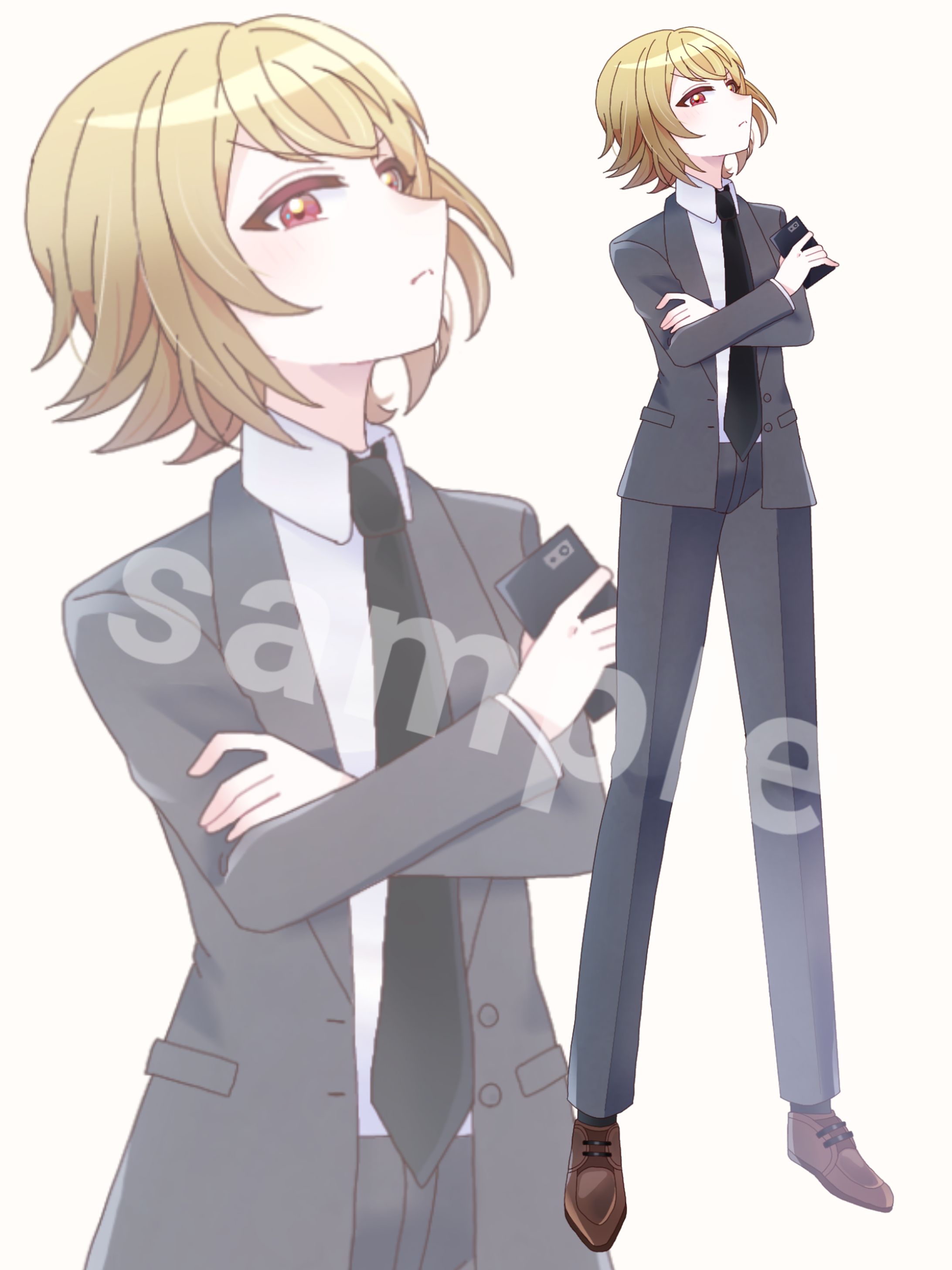 依頼絵:TRPG用立ち絵①-1