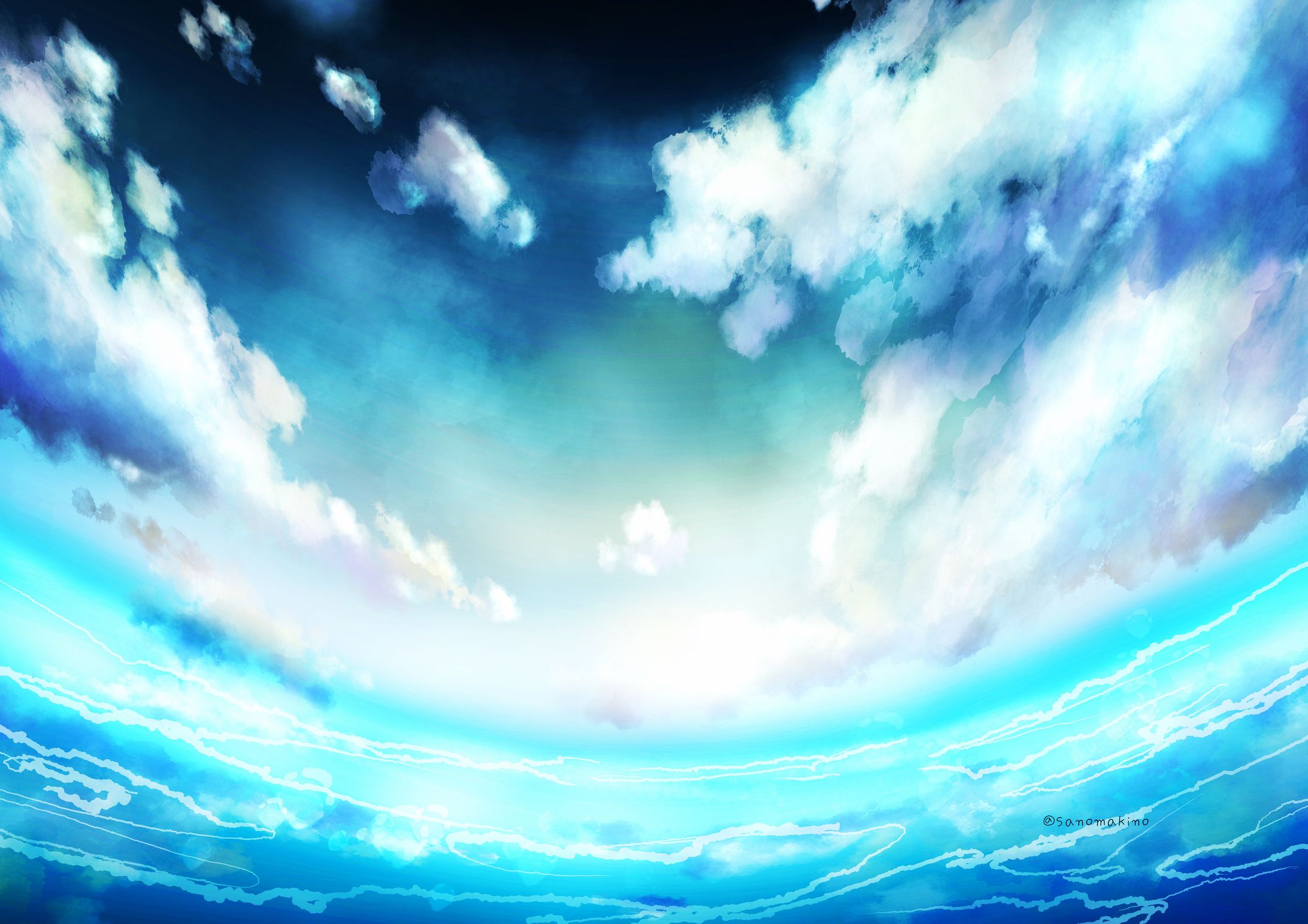 Between the sky and the sea-1