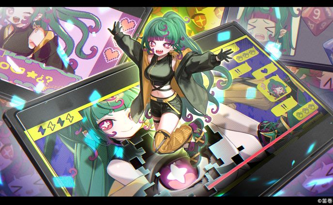 vtuber 笛巻ピロロ キービジュアル