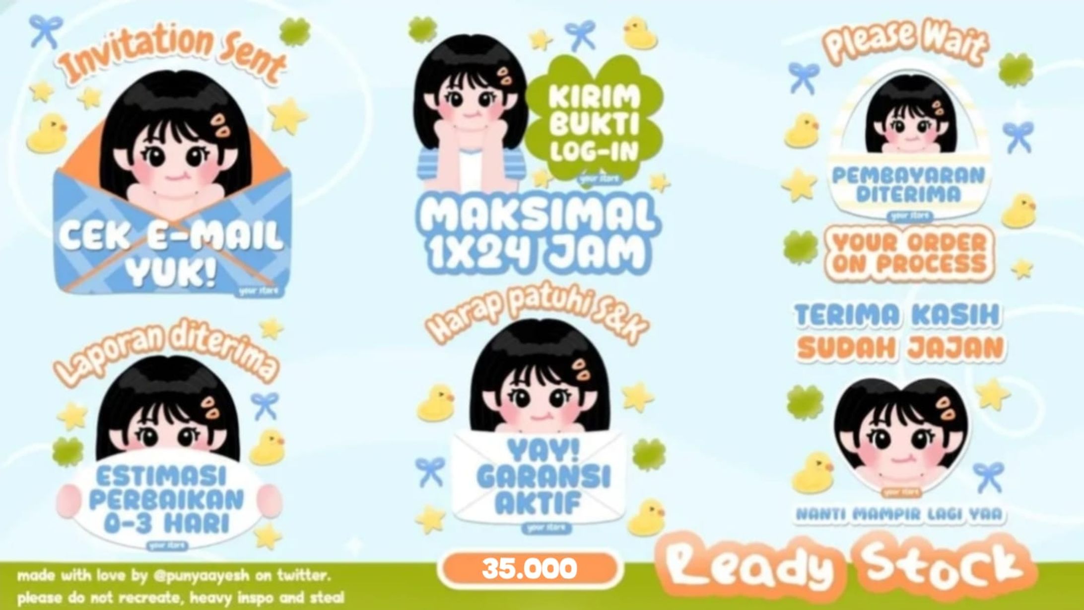 STICKER PACK - Bebek-1