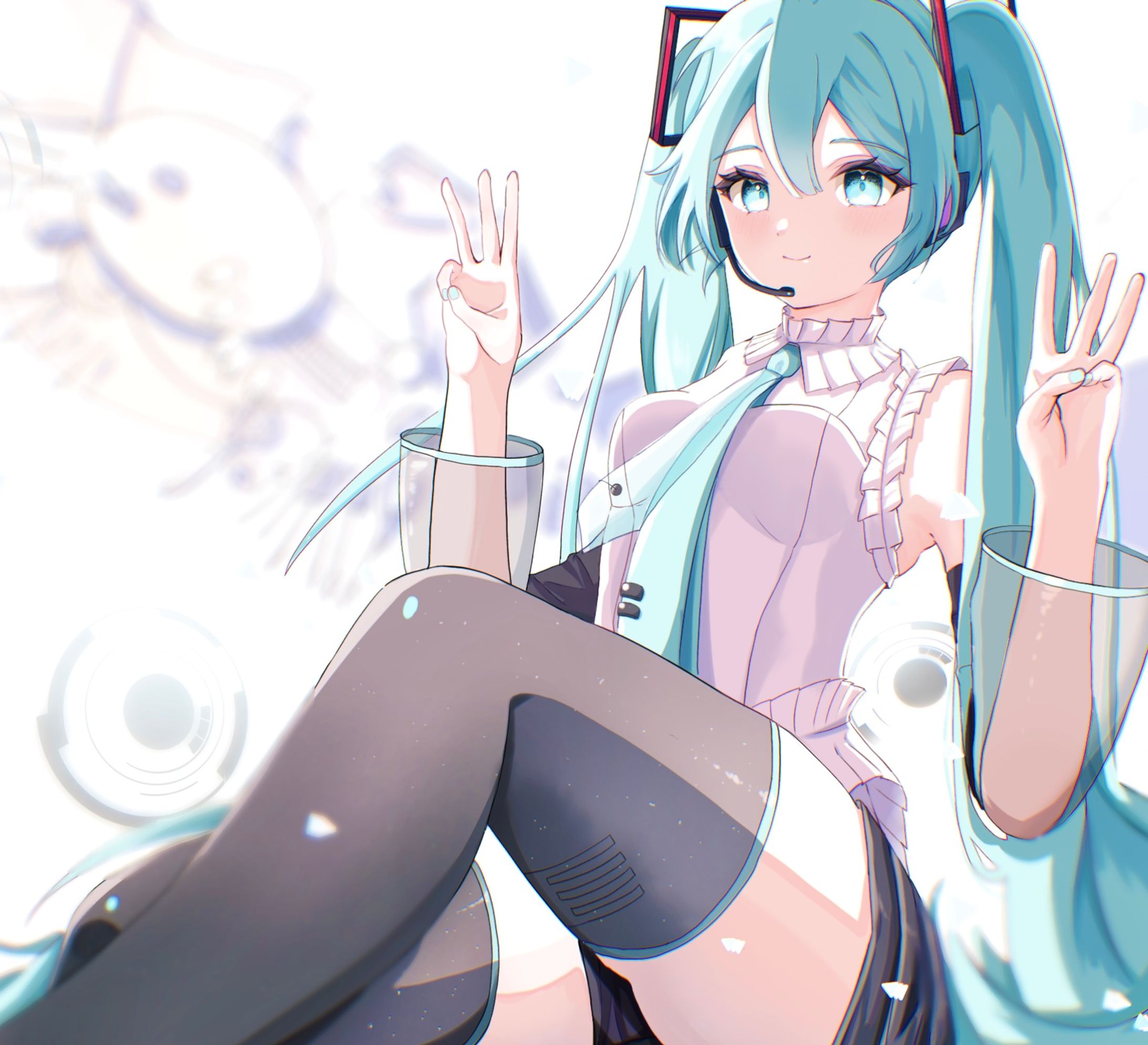 初音ミク、ミクの日イラスト-1
