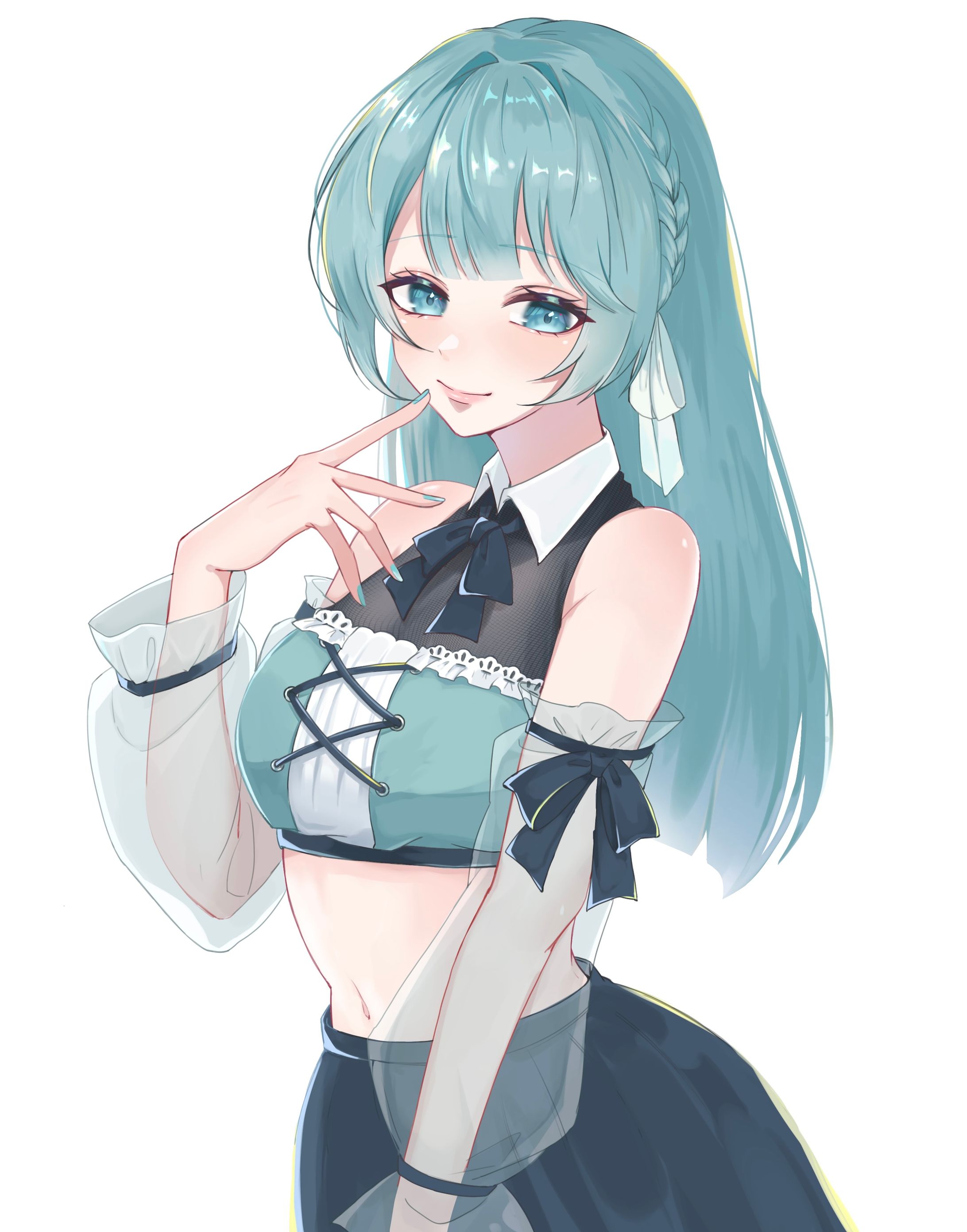 歌ってみた用/膝上一枚絵/花霞。様-1