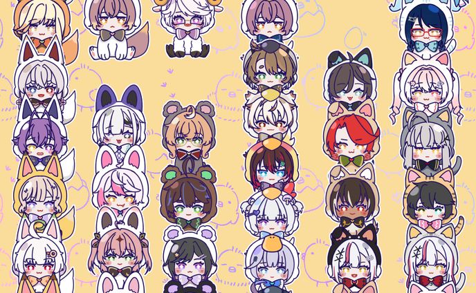 かわいい動物の着ぐるみ