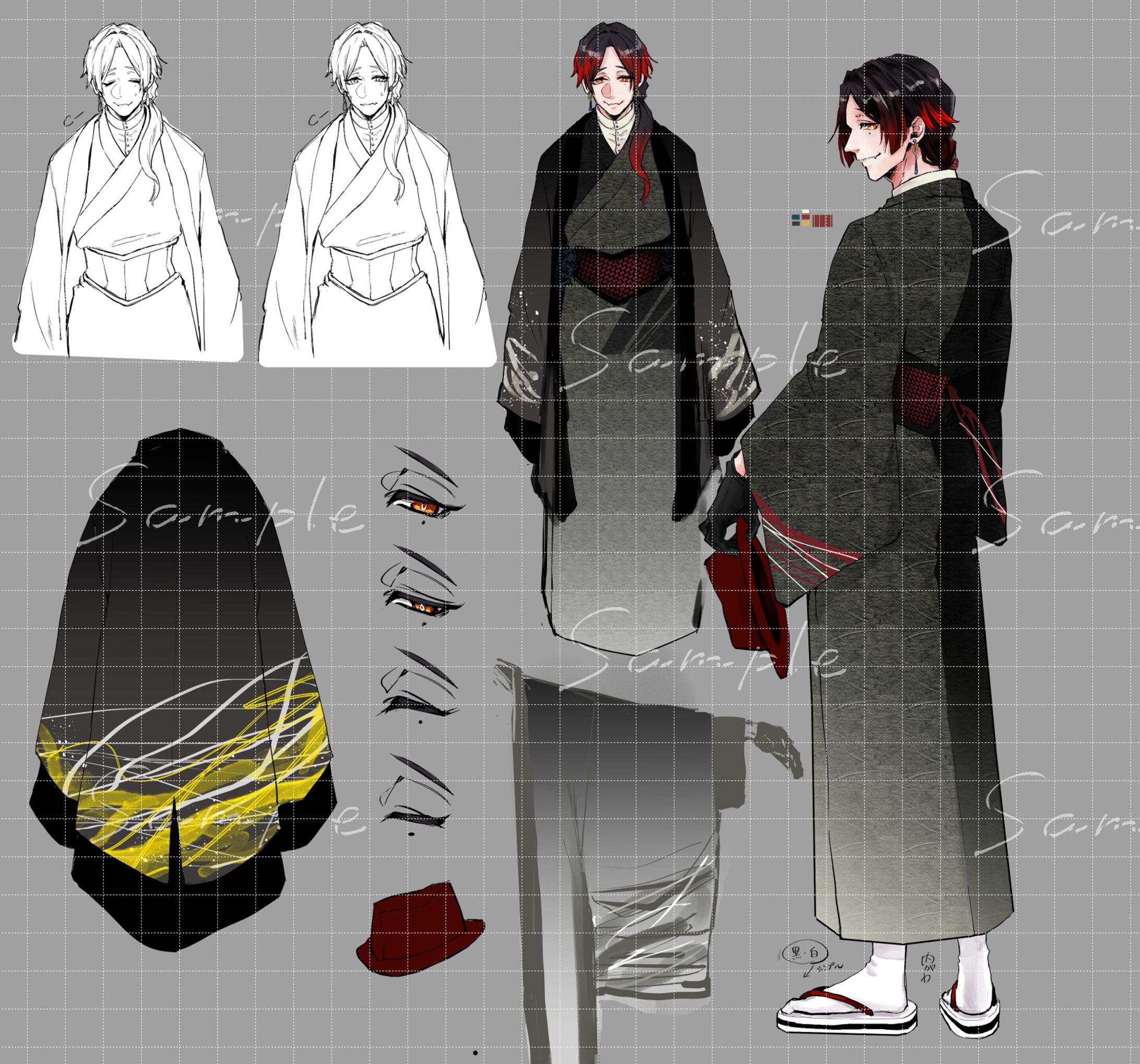 コミッション　キャラクターデザイン立ち絵-1