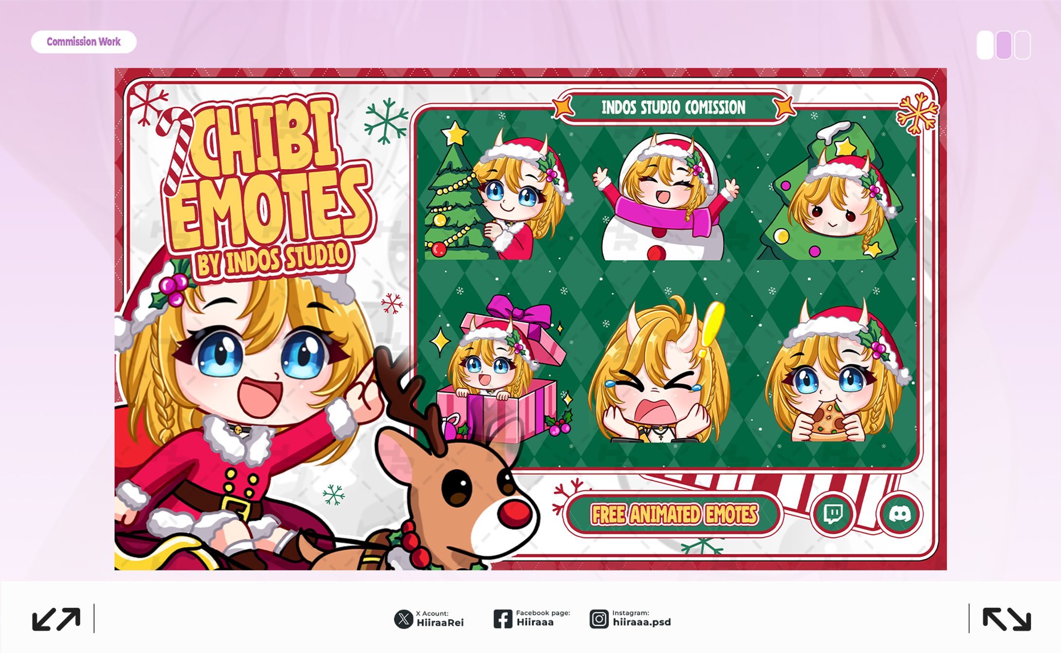 [Gigs Design] - Chibi Emotes  Commission -1