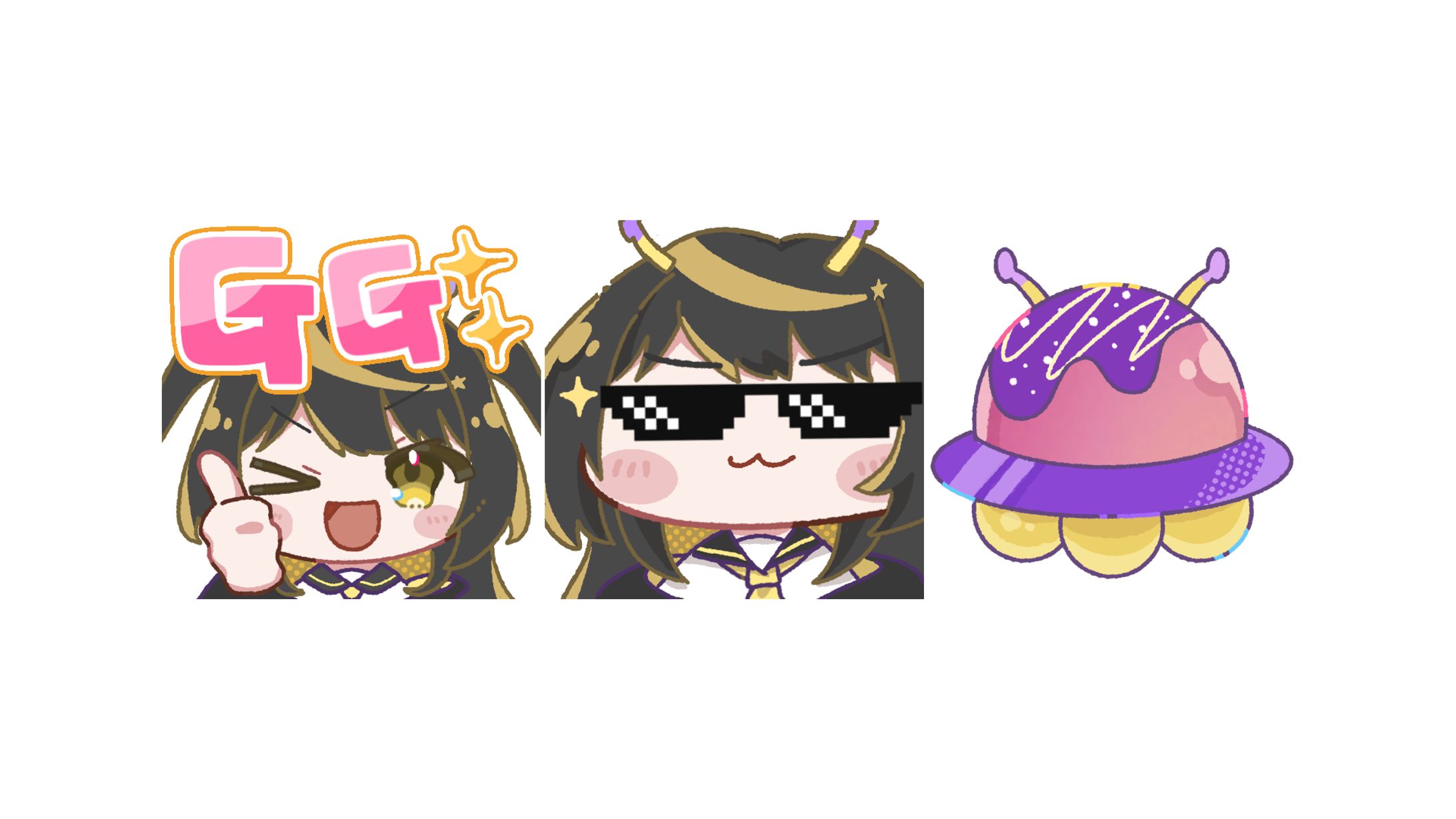 スタンプ風　薄暮夕様-1