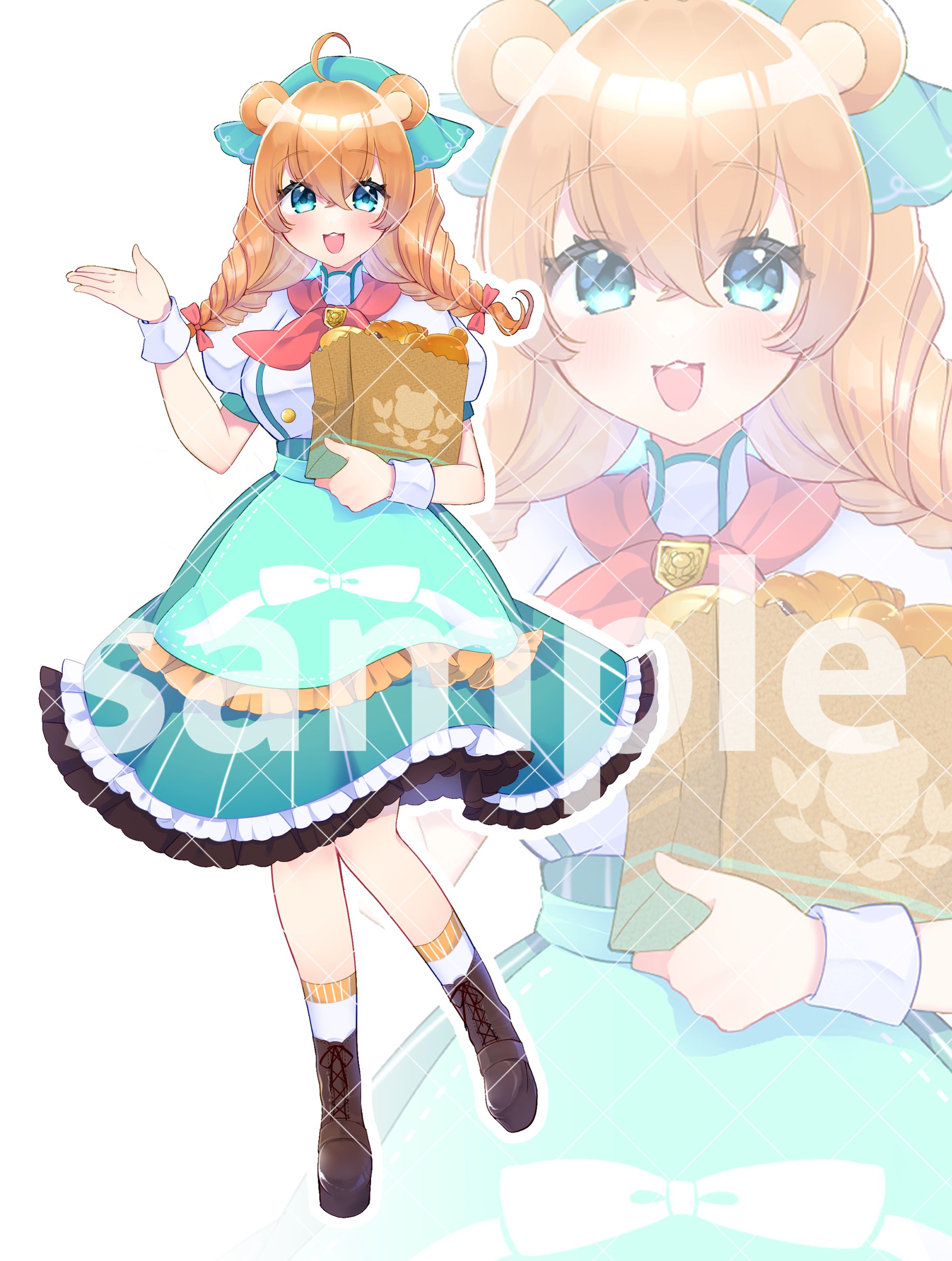 ご依頼イラスト　望熊コロさん-1