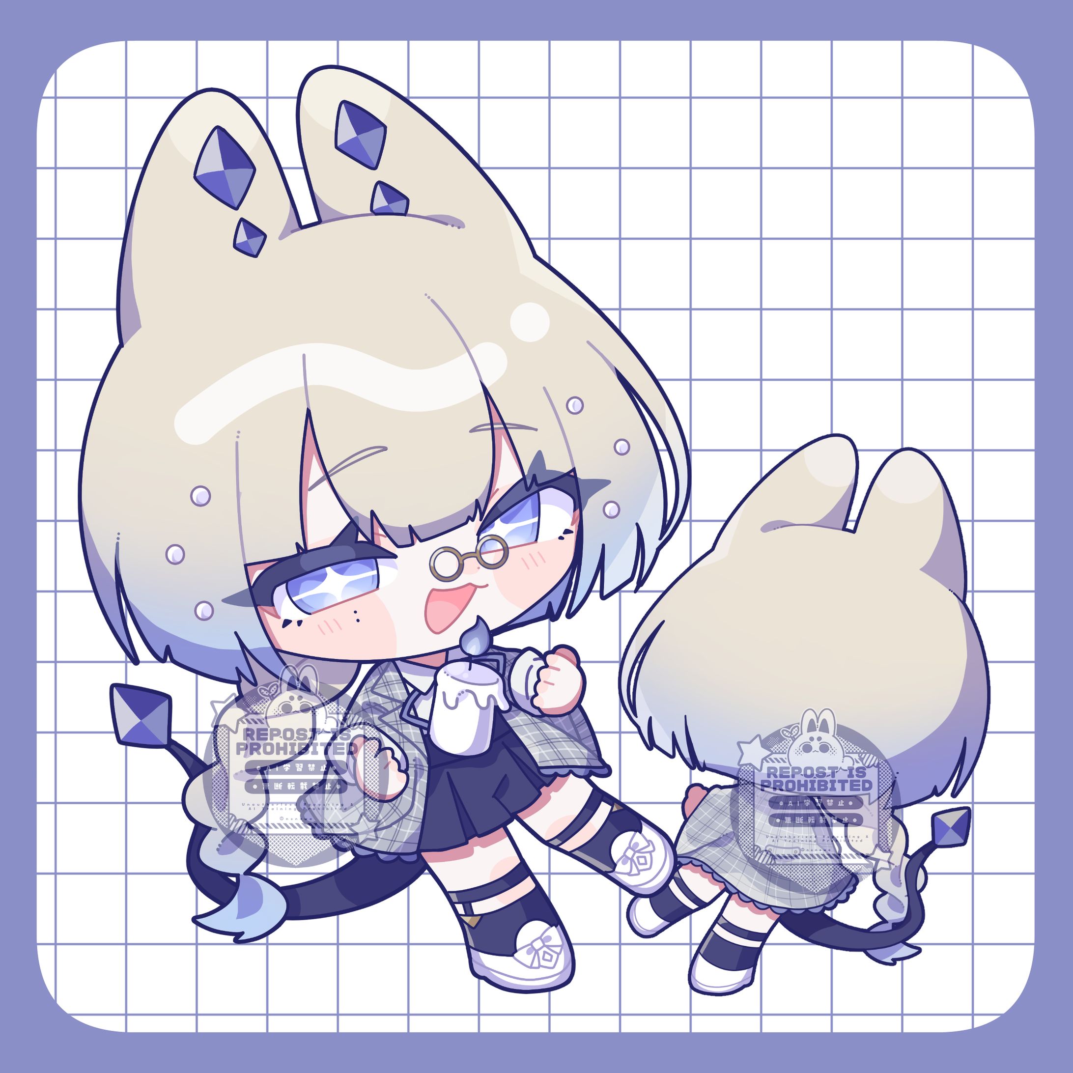 【Work】夢境めいろ様 SDイラスト-1