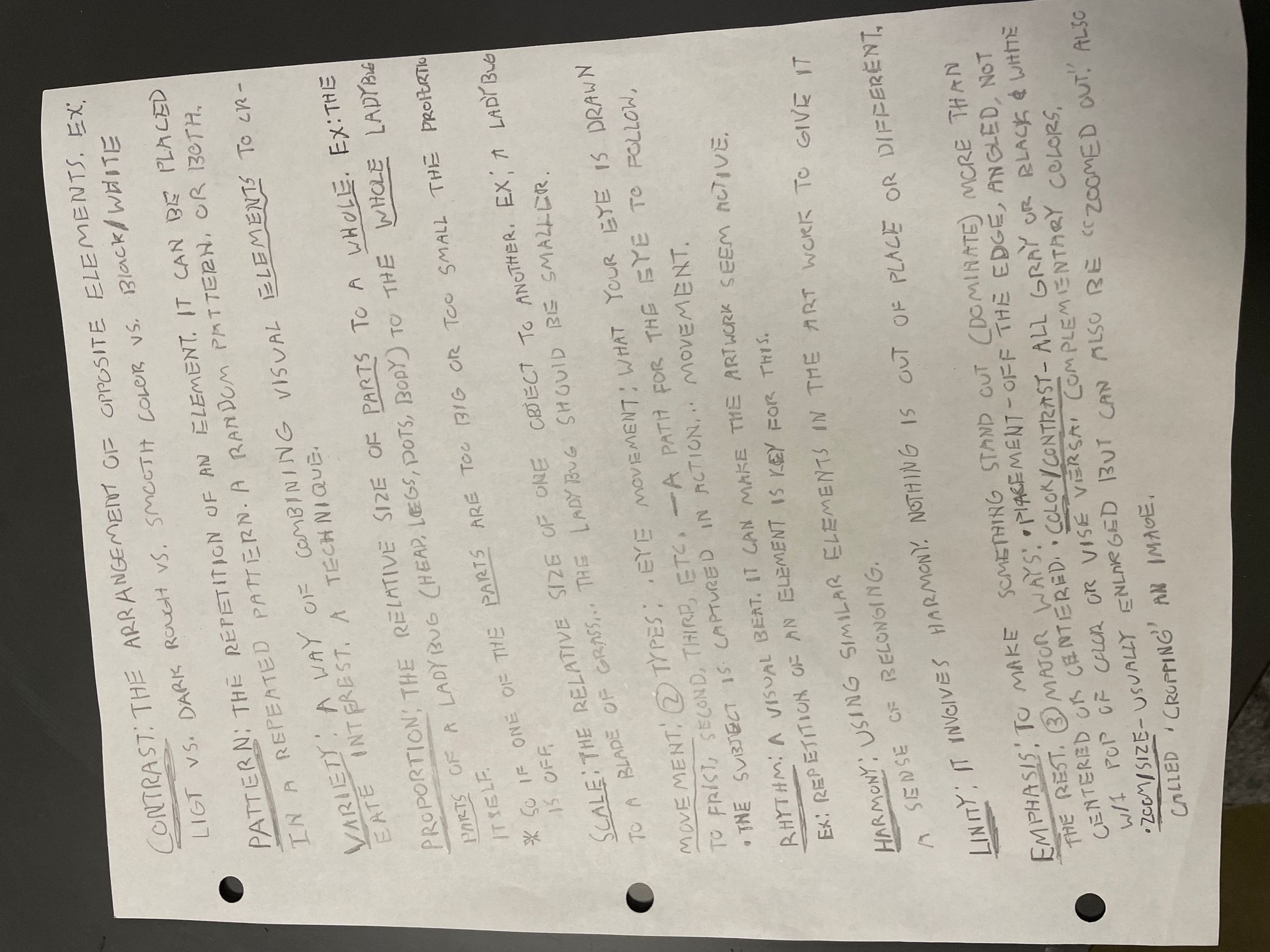 Principles of design notes -1
